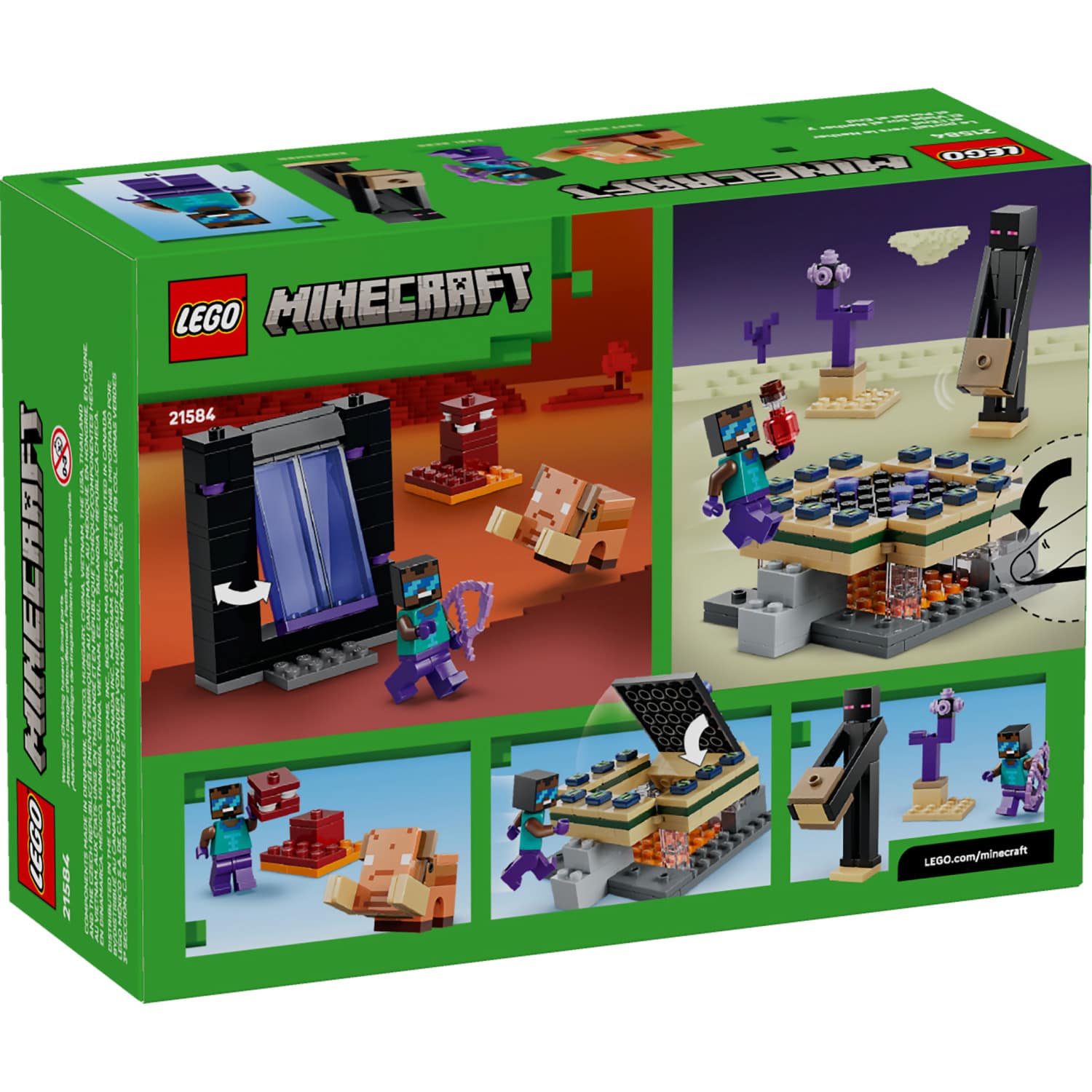 LEGO® 21584 Nether & End Portal Journey - Minecraft®