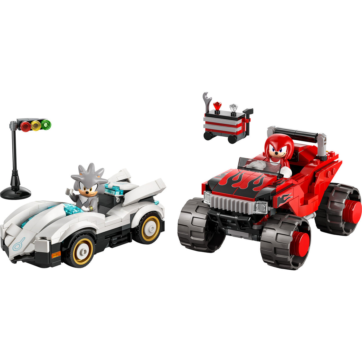 LEGO® 77118 Silver's Car vs. Knuckles Monster Truck - Sonic the Hedgehog™