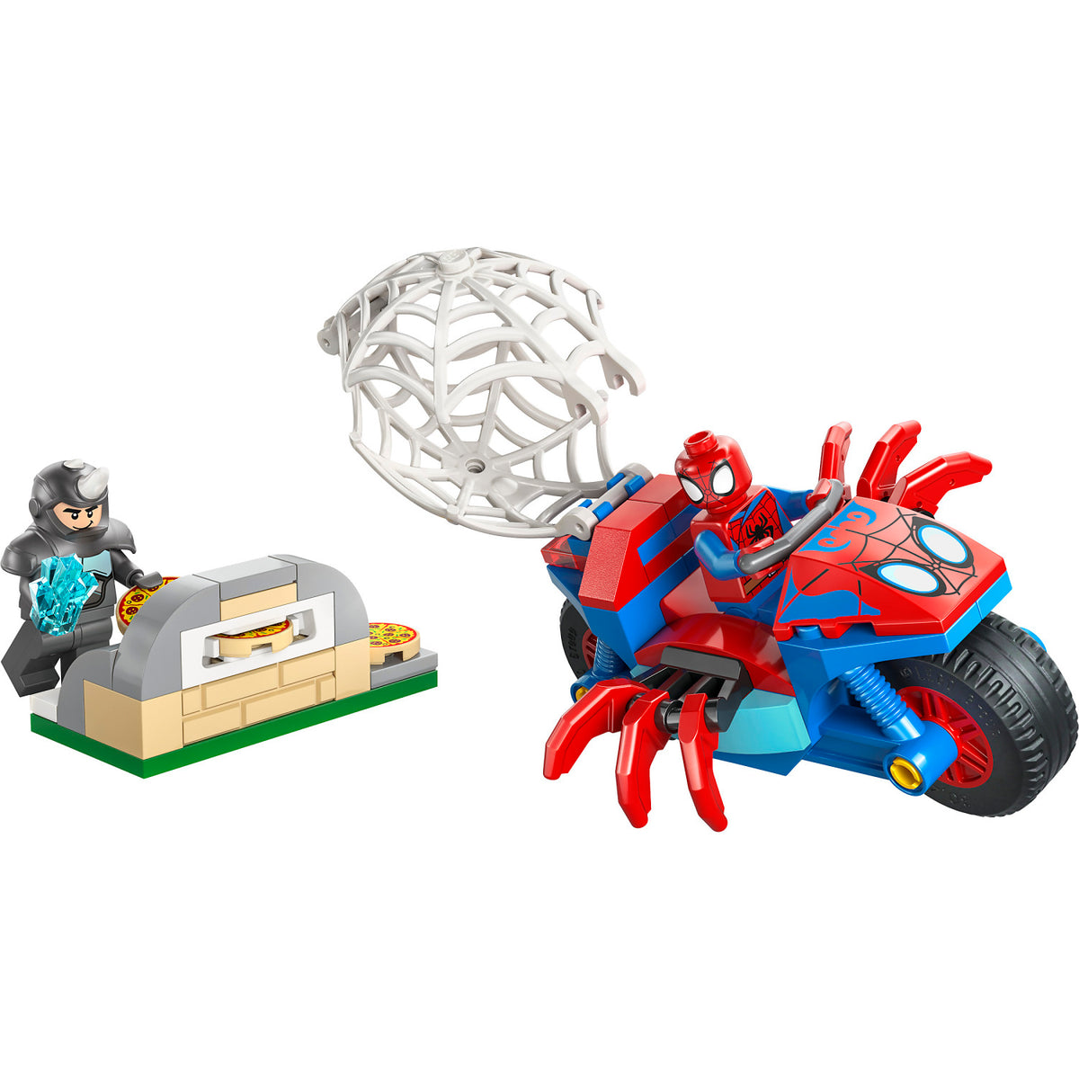 LEGO® 11206 Spidey on his Motorcycle vs. Rhino - Marvel Super Heroes 4+