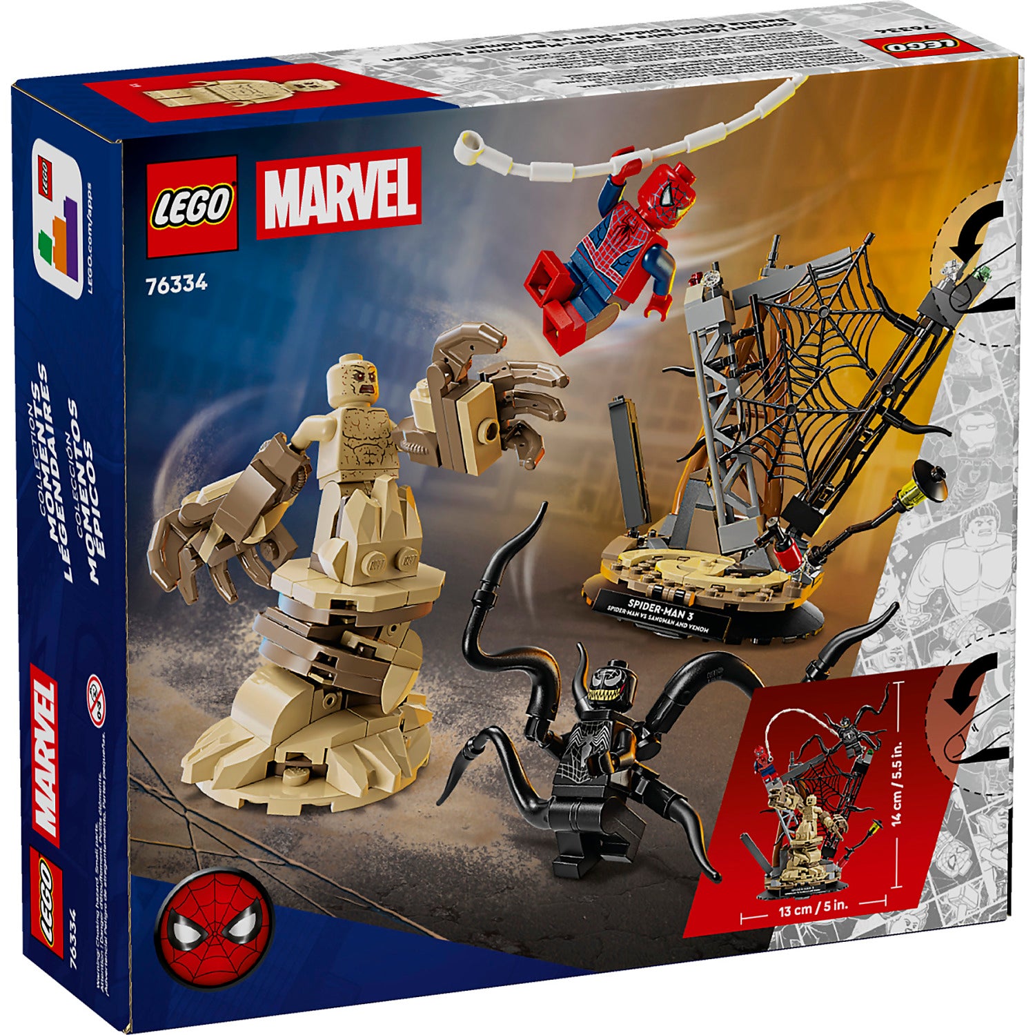 LEGO® 76334 Epic Battle: Spider-Man vs. Sandman - Marvel Super Heroes