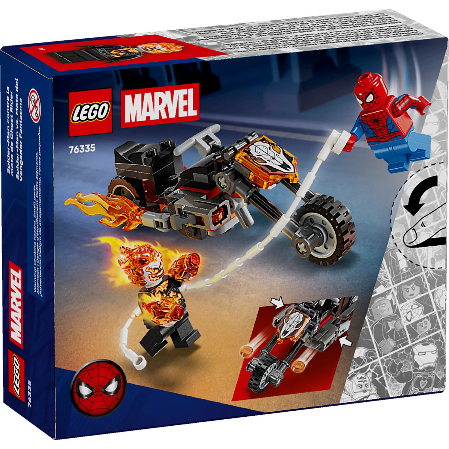 LEGO® 76335 Spider-Man vs. Ghost Rider Motorcycle - Marvel Super Heroes