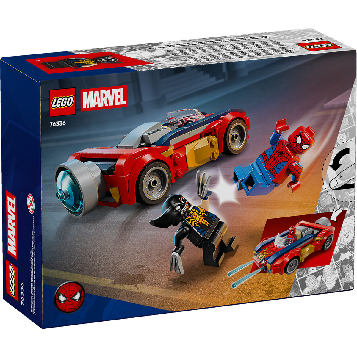 LEGO® 76336 Spider-Man Car vs. Venomized Wolverine - Marvel Super Heroes