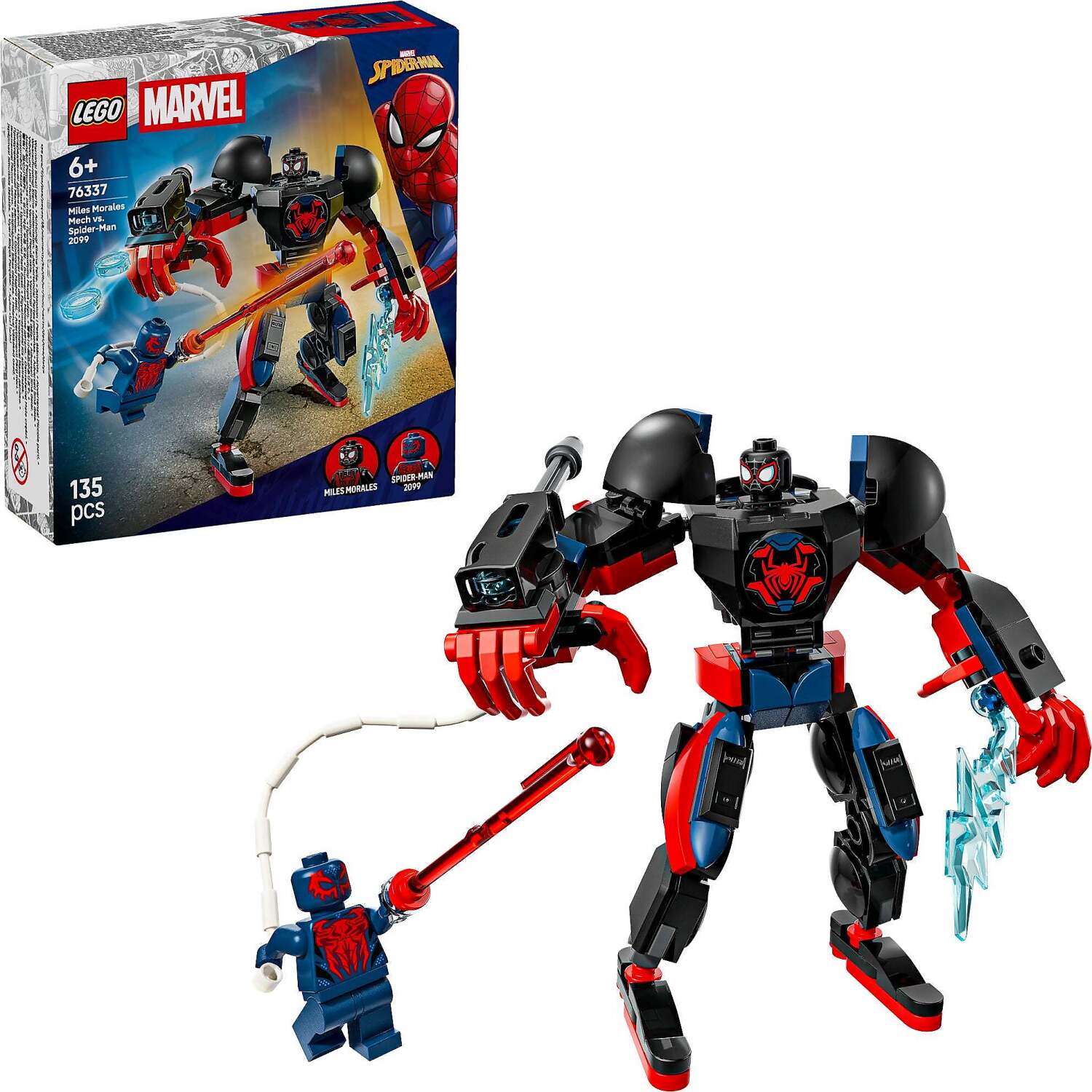 LEGO® 76337 Miles Morales Mech vs. Spider-Man 2099 - Marvel Super Heroes