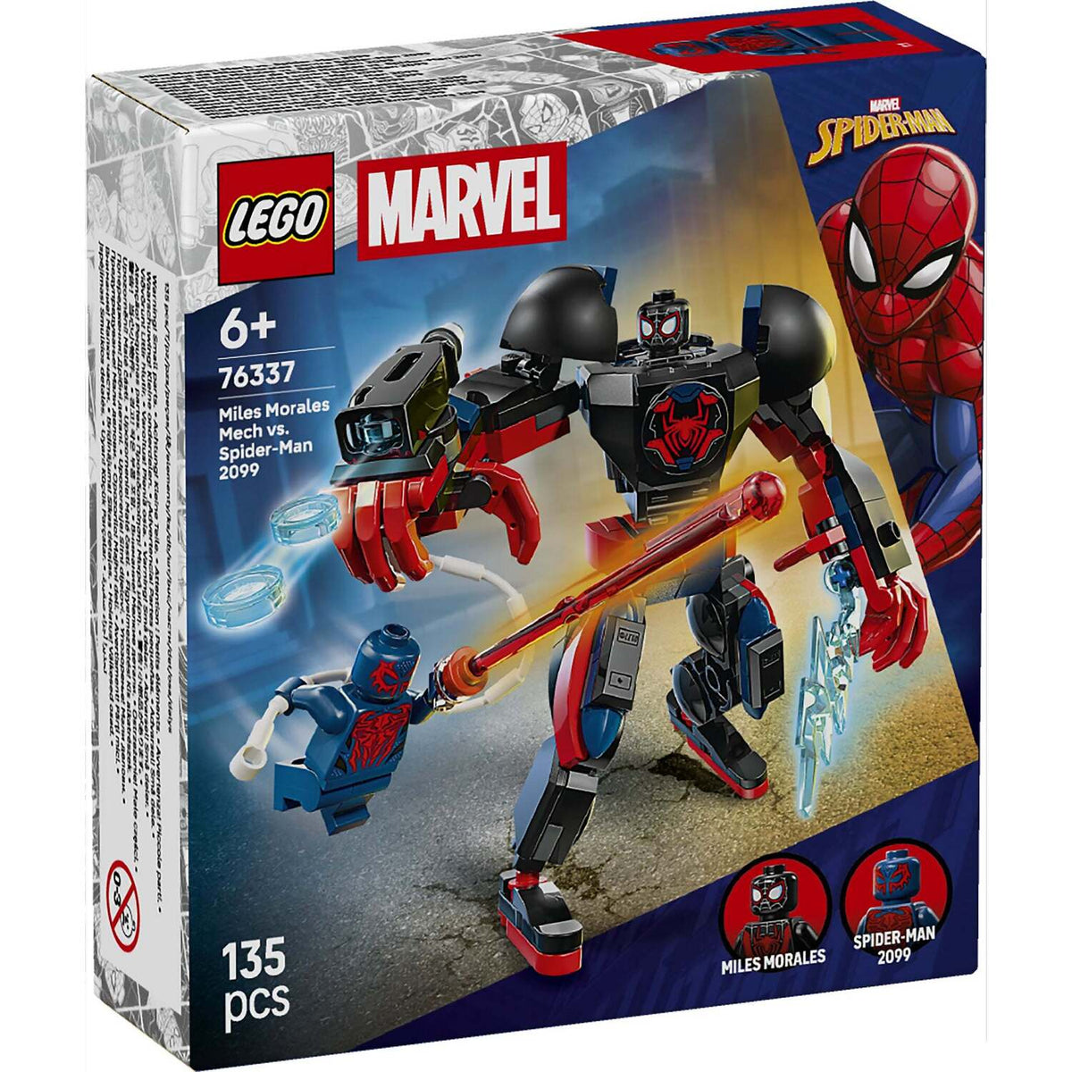 LEGO® 76337 Miles Morales Mech vs. Spider-Man 2099 - Marvel Super Heroes