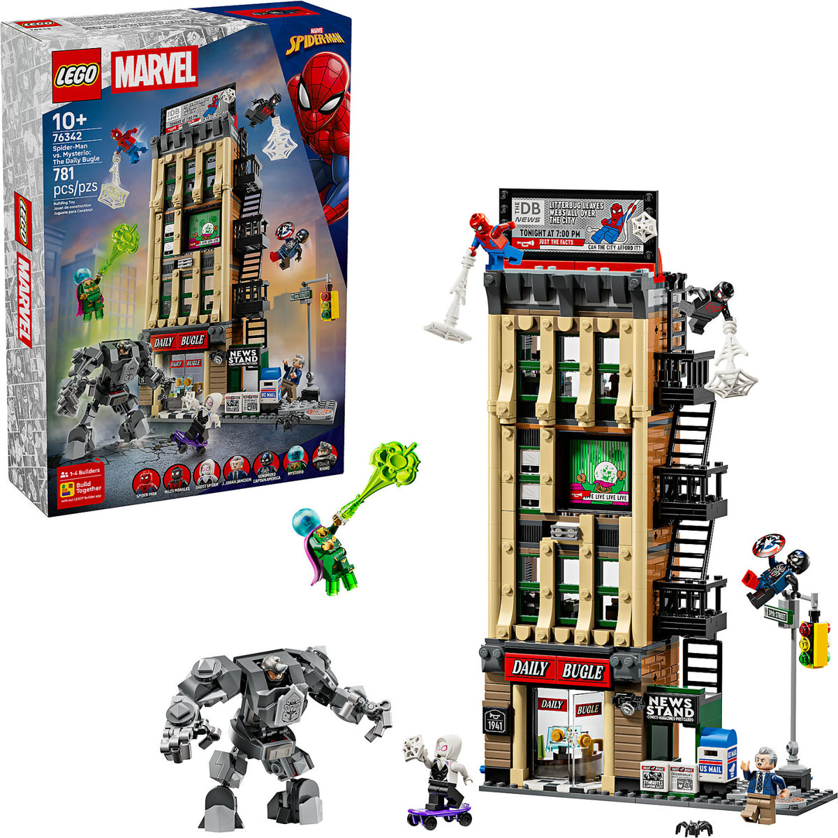 LEGO® 76342 Spider-Man vs. Mysterio: The Daily Bugle - Marvel Super Heroes