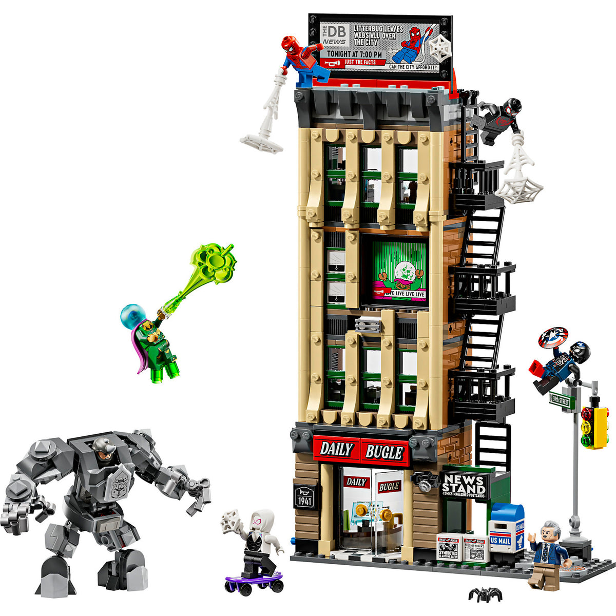 LEGO® 76342 Spider-Man vs. Mysterio: The Daily Bugle - Marvel Super Heroes