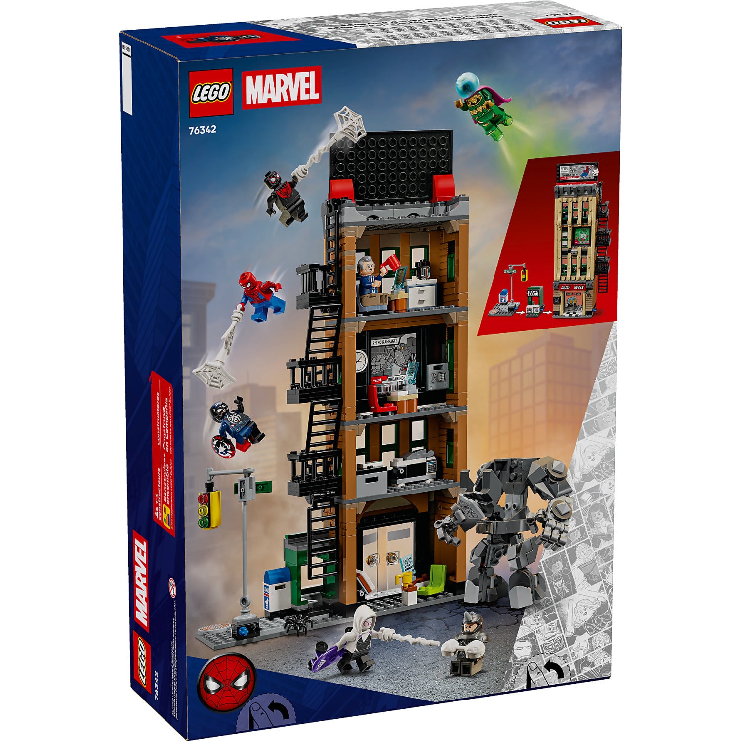 LEGO® 76342 Spider-Man vs. Mysterio: The Daily Bugle - Marvel Super Heroes