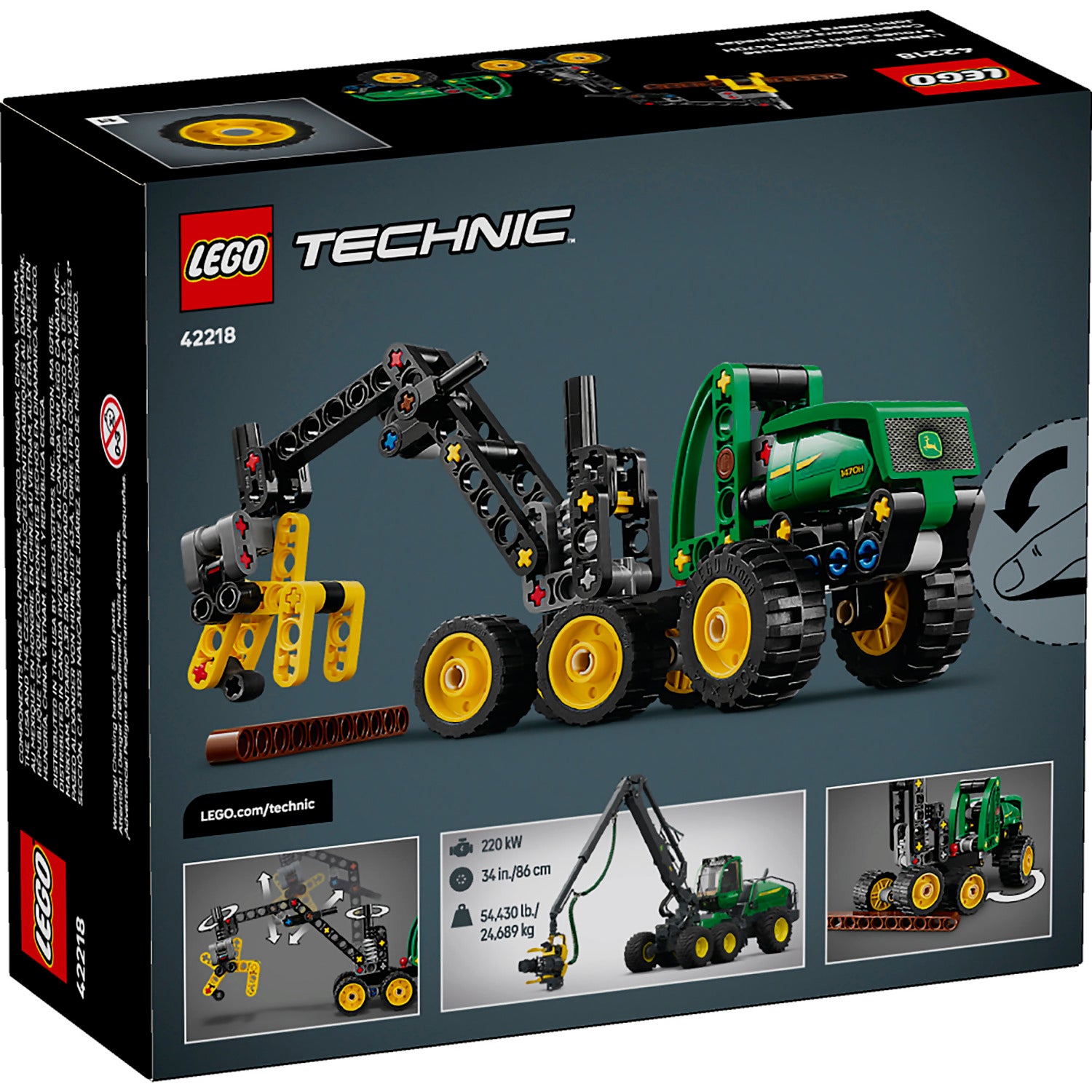 LEGO® 42218 John Deere 1470H Wheeled Harvester - Technic