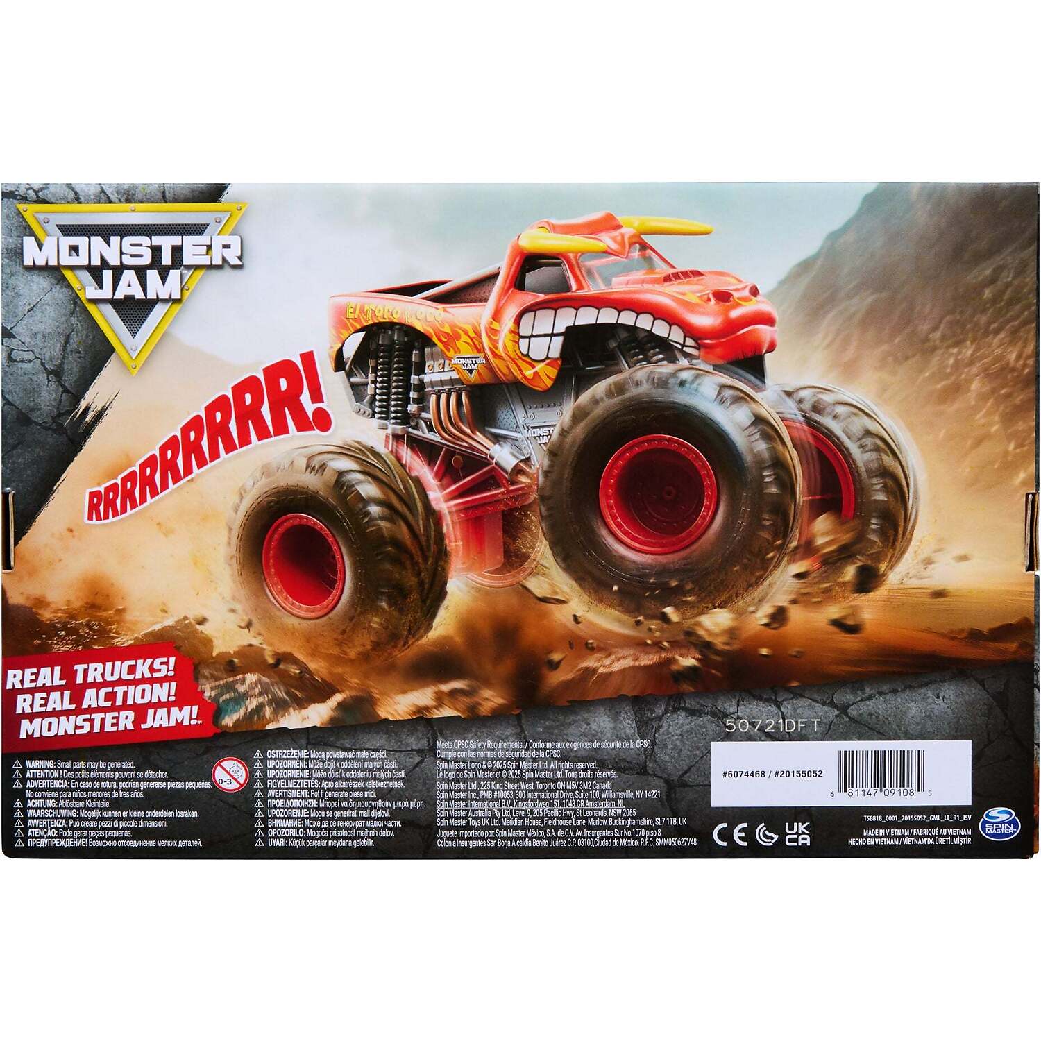 Monster Jam - El Toro Loco Rev N Roar 1:15 Scale Monster Truck
