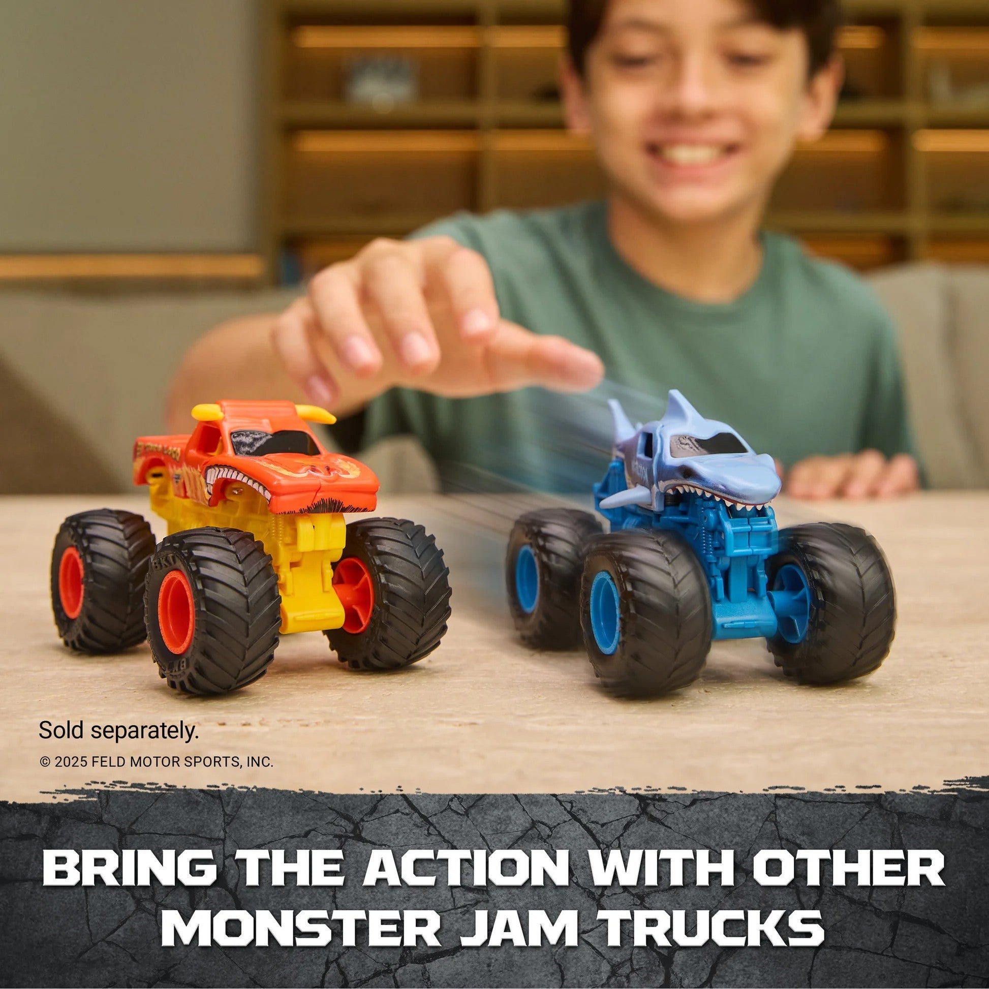 Monster Jam - Smash & Bash Classroom Crushers & Crash Course Playset