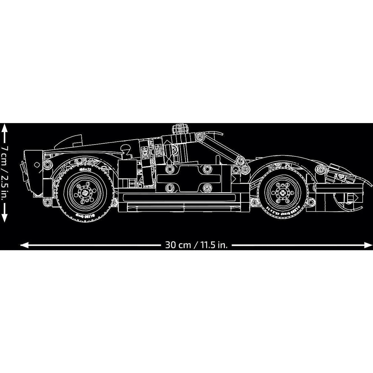 LEGO® 42223 1966 Ford GT40 MKII Race Car - Technic