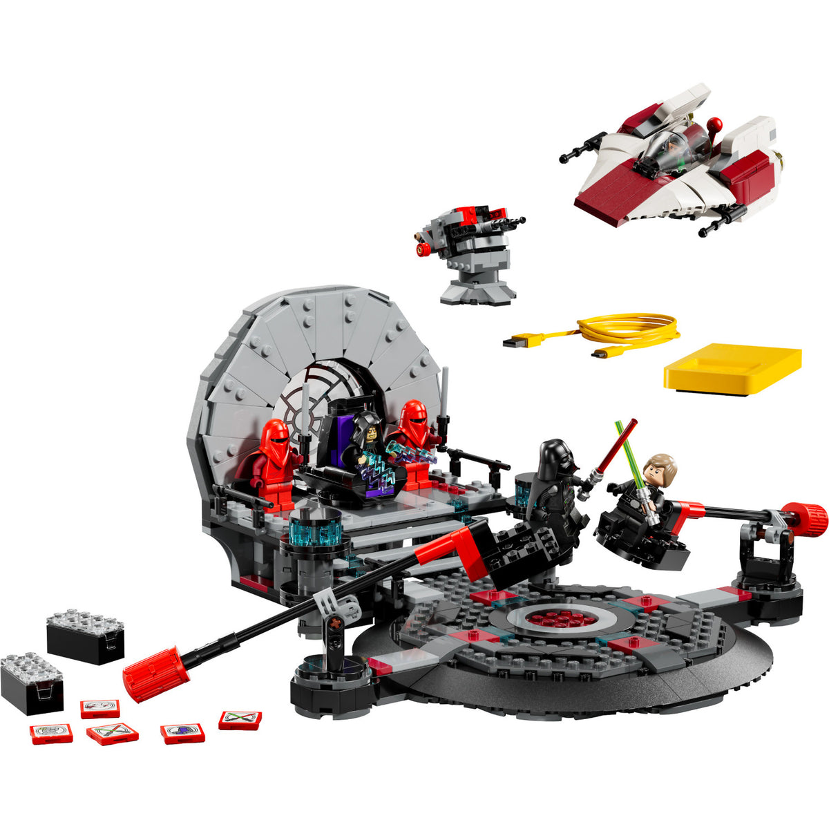 LEGO® 75427 SMART Play™ All-In-One Throne Room Duel & A-Wing™ - Star Wars™