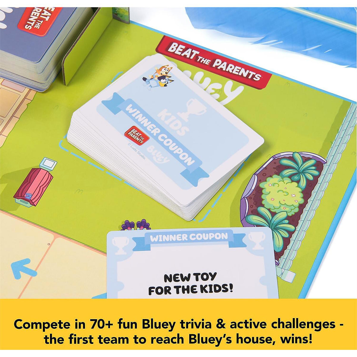 Spin Master Games - Bluey Beat the Parents Family Board Game