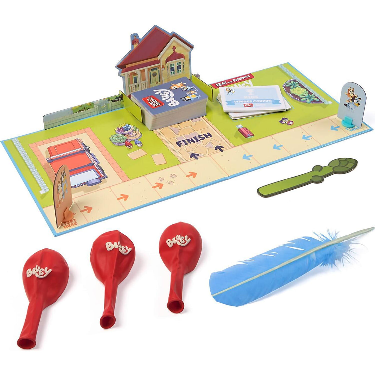 Spin Master Games - Bluey Beat the Parents Family Board Game