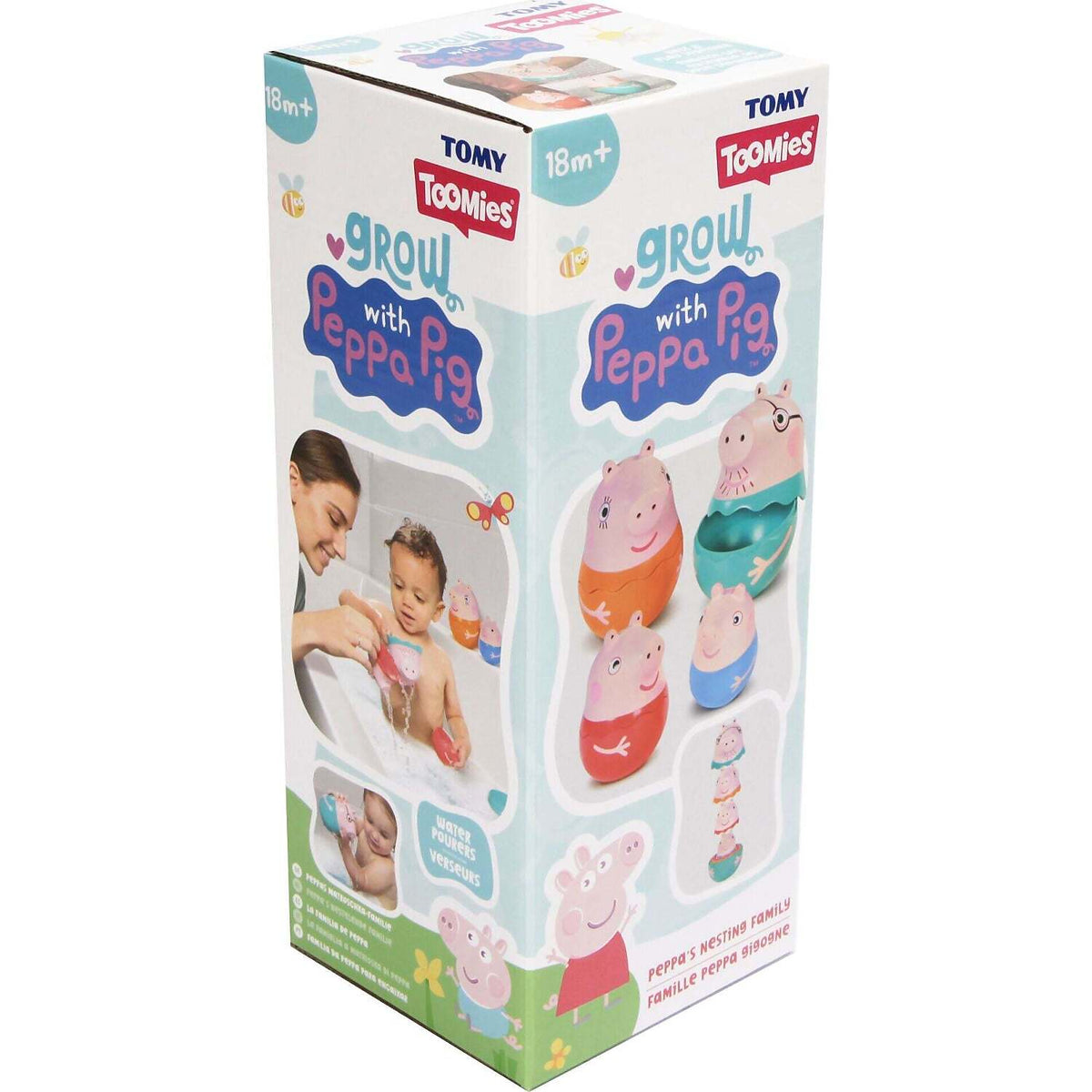 TOMY - Toomies Peppa Pig Peppa's Nesting Family