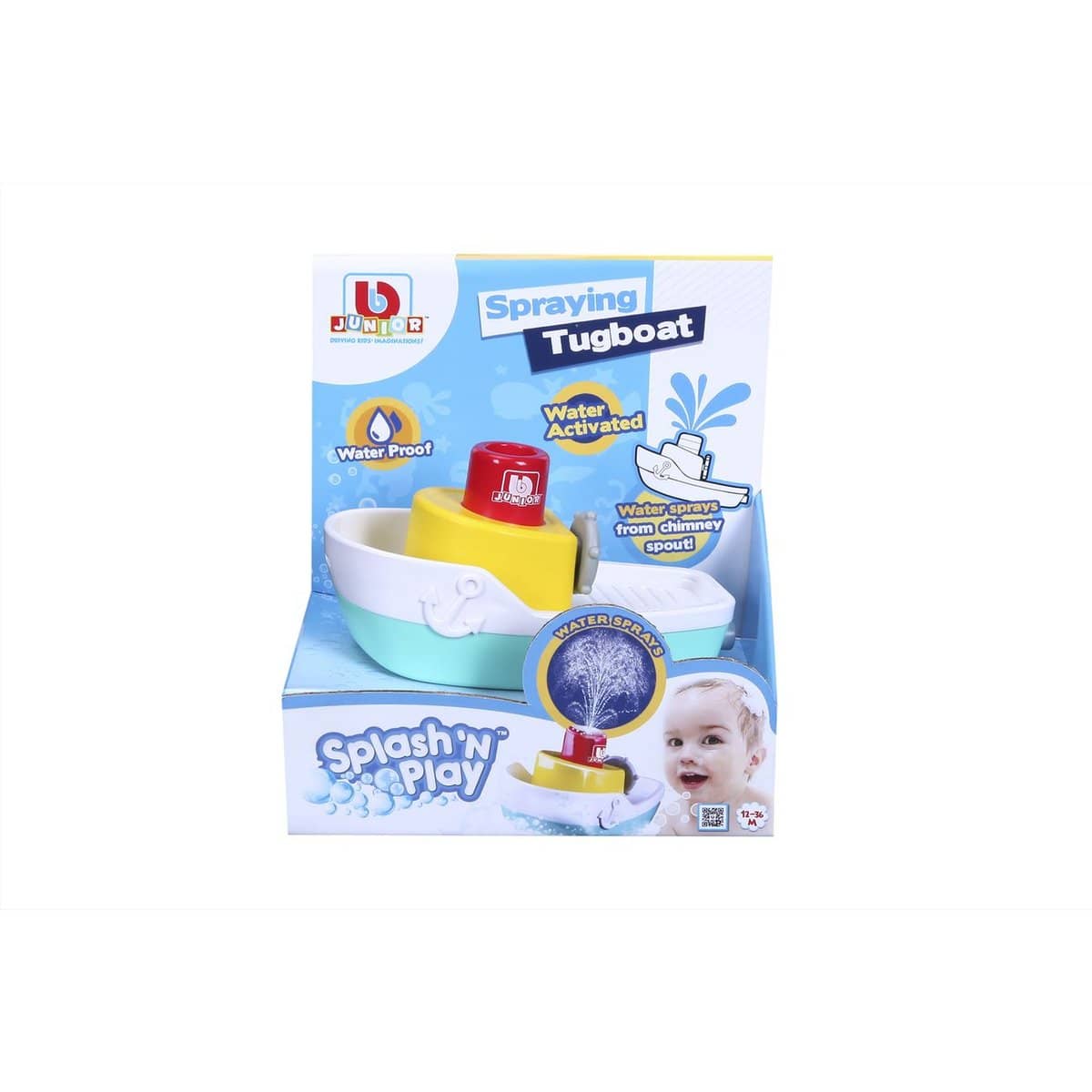 Bburago - Junior Splash N Play Spraying Tugboat