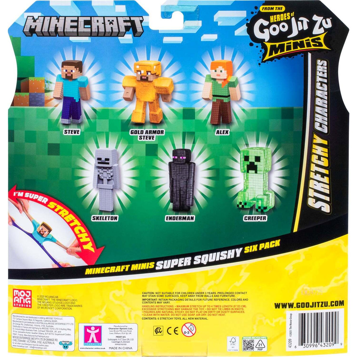 Heroes of Goo Jit Zu - Minecraft Minis 6 Pack