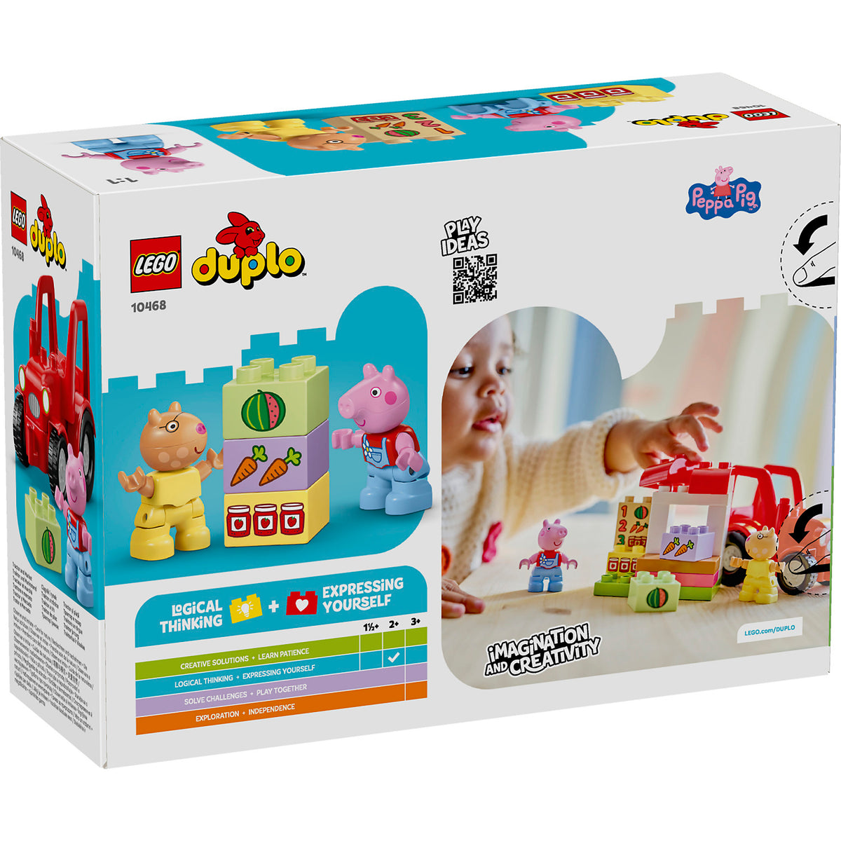 LEGO® 10468 Peppa Pig Tractor and Market -  DUPLO®