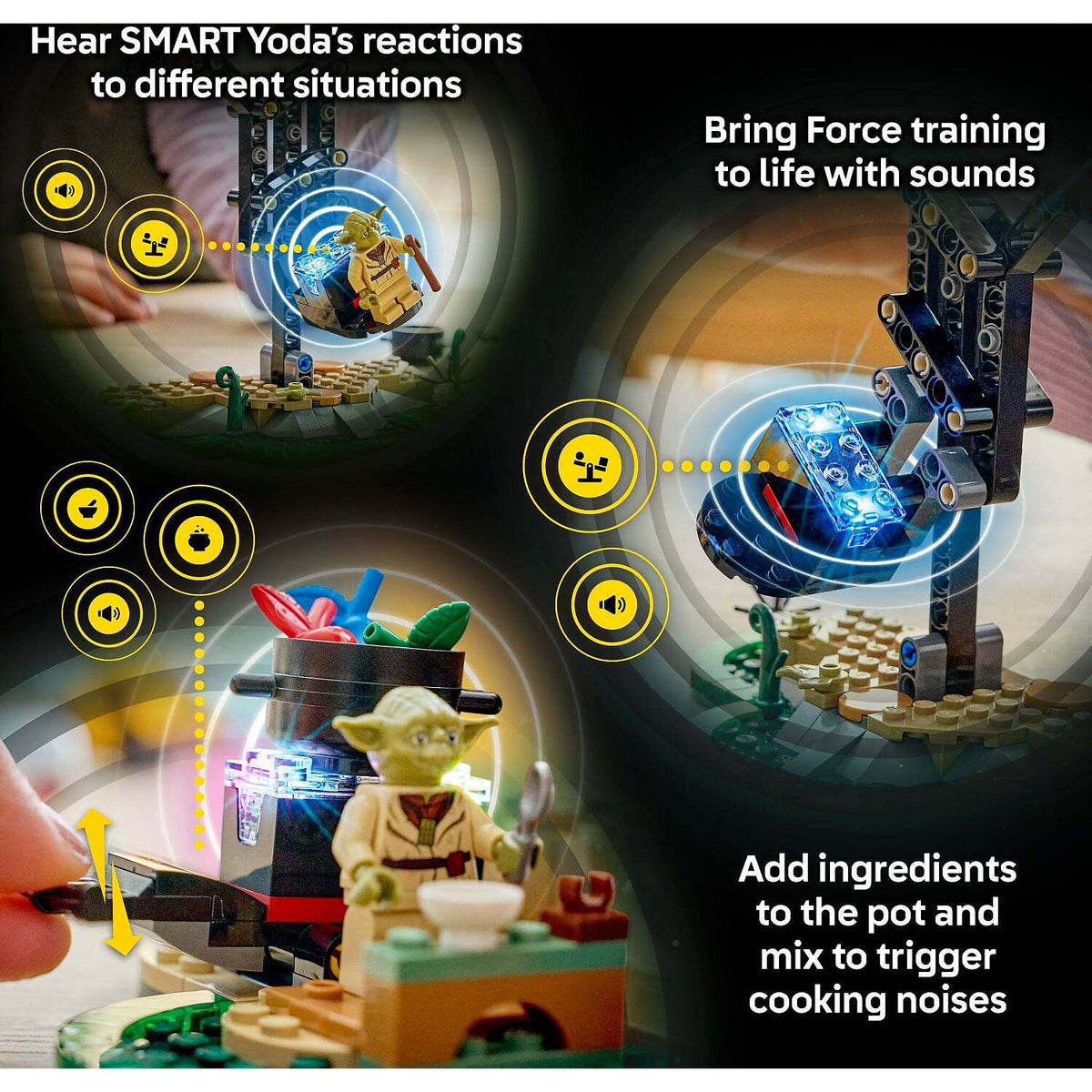LEGO® 75422 SMART Play™ Compatible Yoda's Hut and Jedi Training - Star Wars™