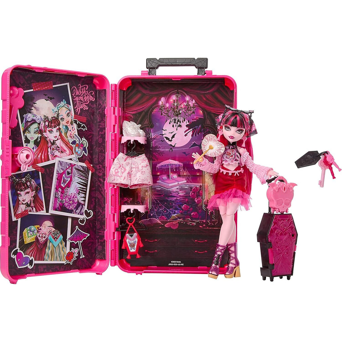 Monster High - Skulltimate Secrets Gore-Geous Oasis Playset Draculaura Doll and Accessories - Mattel