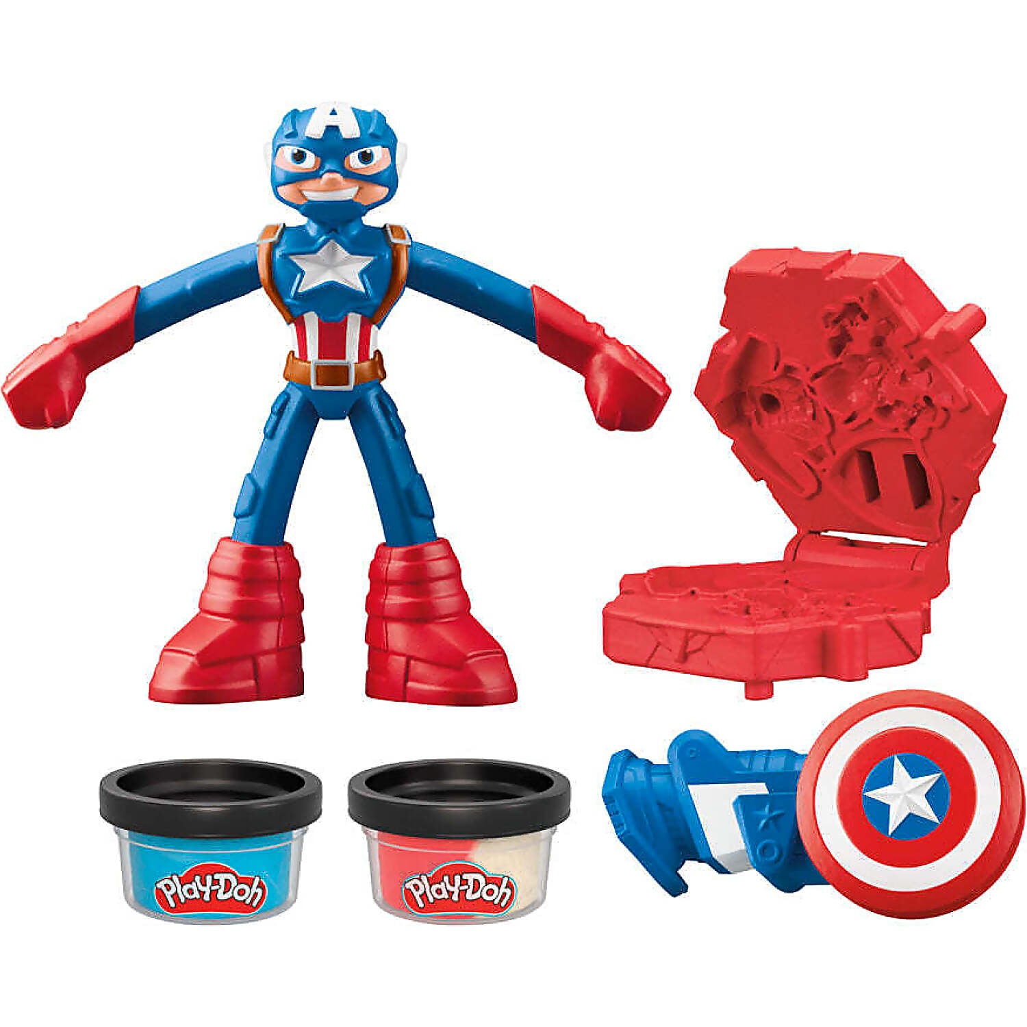 Play-Doh - Marvel Captain America Stamping Shield - Hasbro