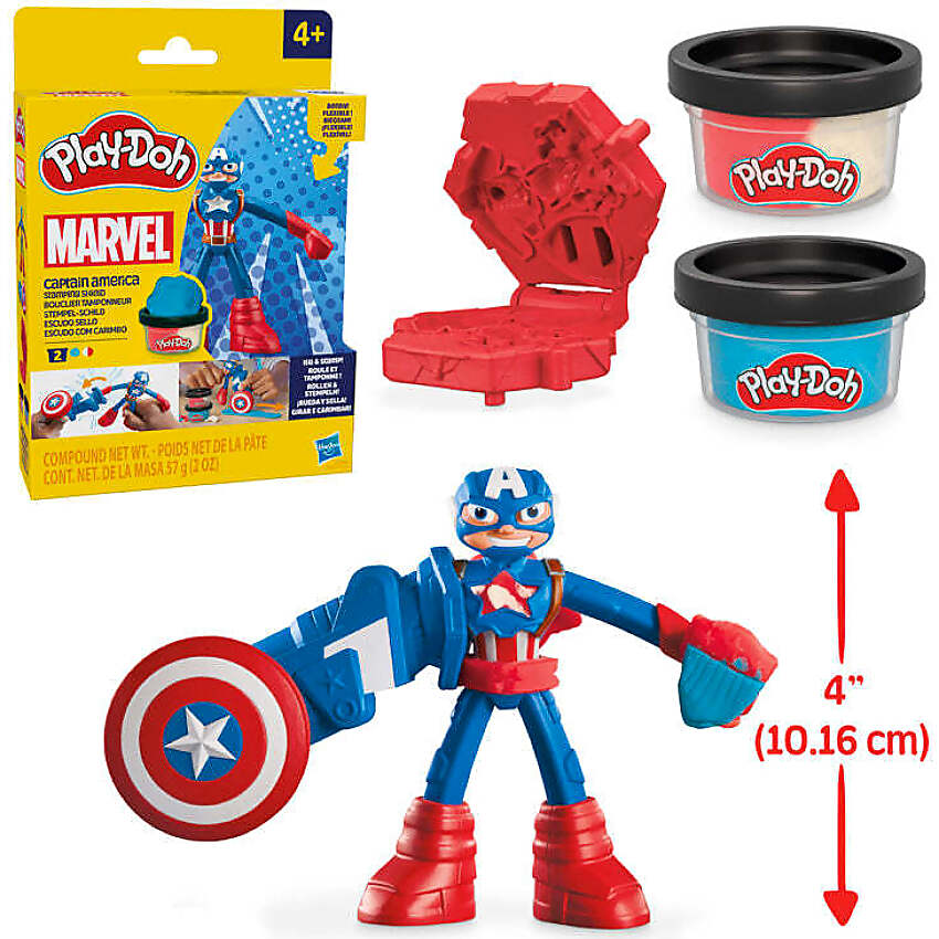 Play-Doh - Marvel Captain America Stamping Shield - Hasbro