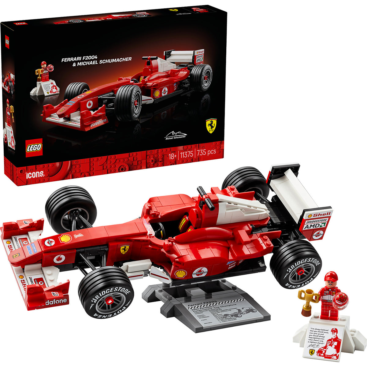 LEGO® 11375 Ferrari F2004 & Michael Schumacher - ICONS