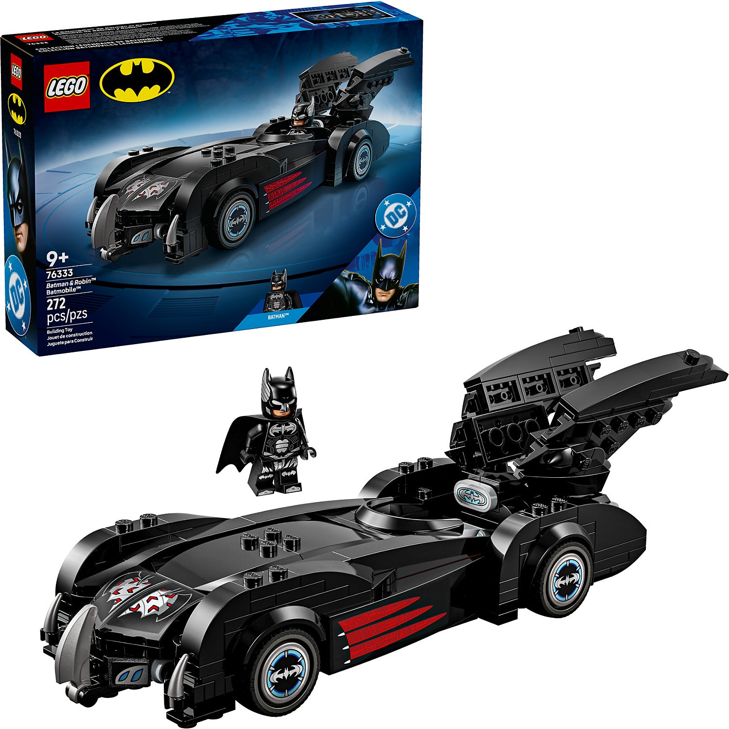 LEGO® 76333 Batman™ & Robin Batmobile - DC Super Heroes