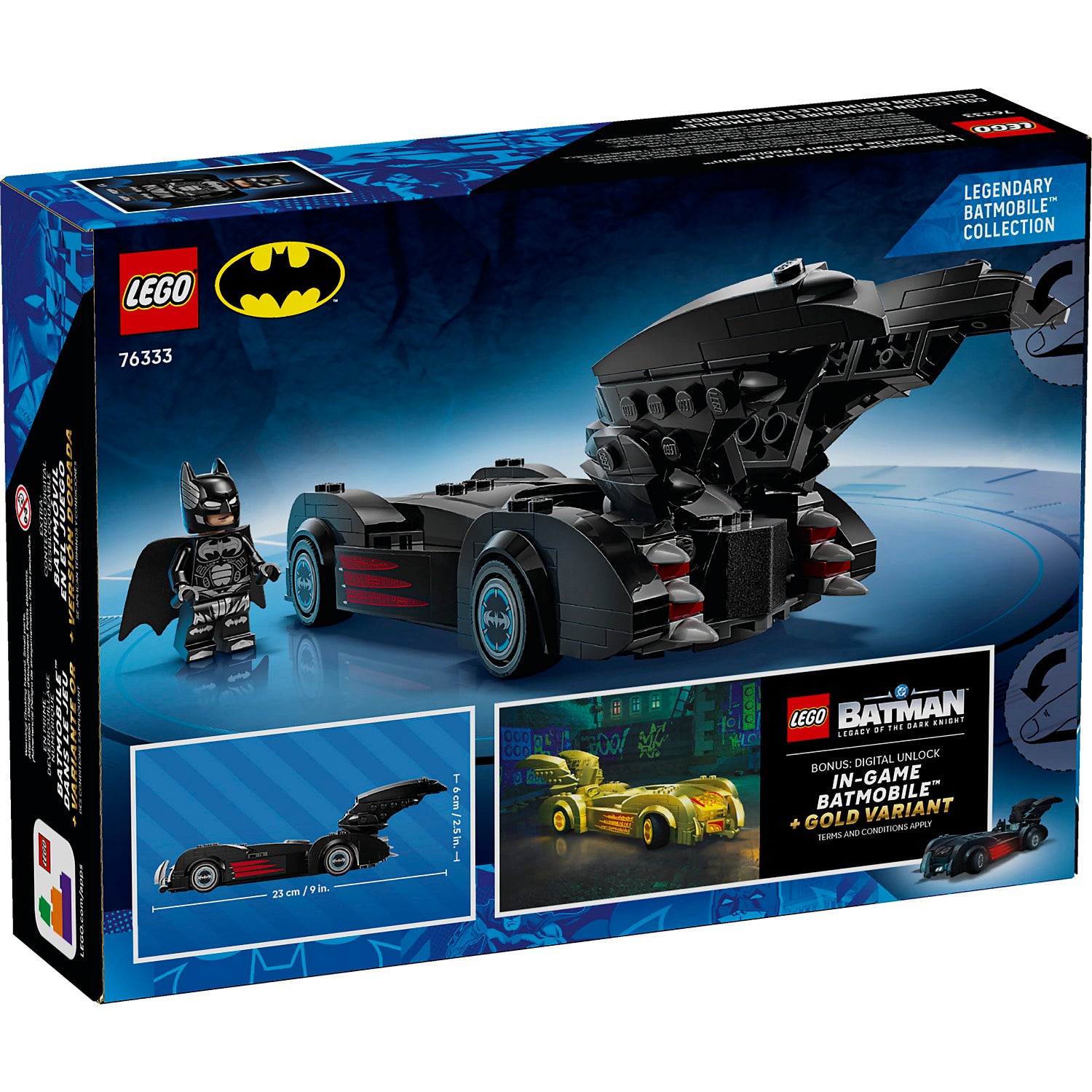 LEGO® 76333 Batman™ & Robin Batmobile - DC Super Heroes