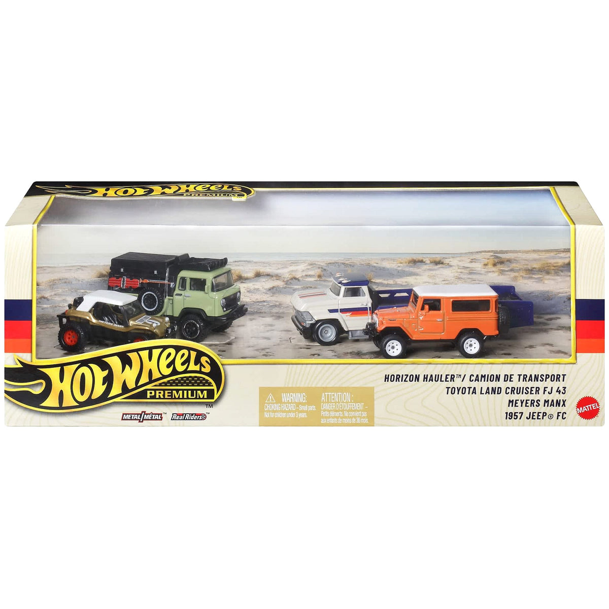 Hot Wheels - Hot Wheels Premium Collector Display Set Horizon Hauler Transport Scale 1:64 - Mattel