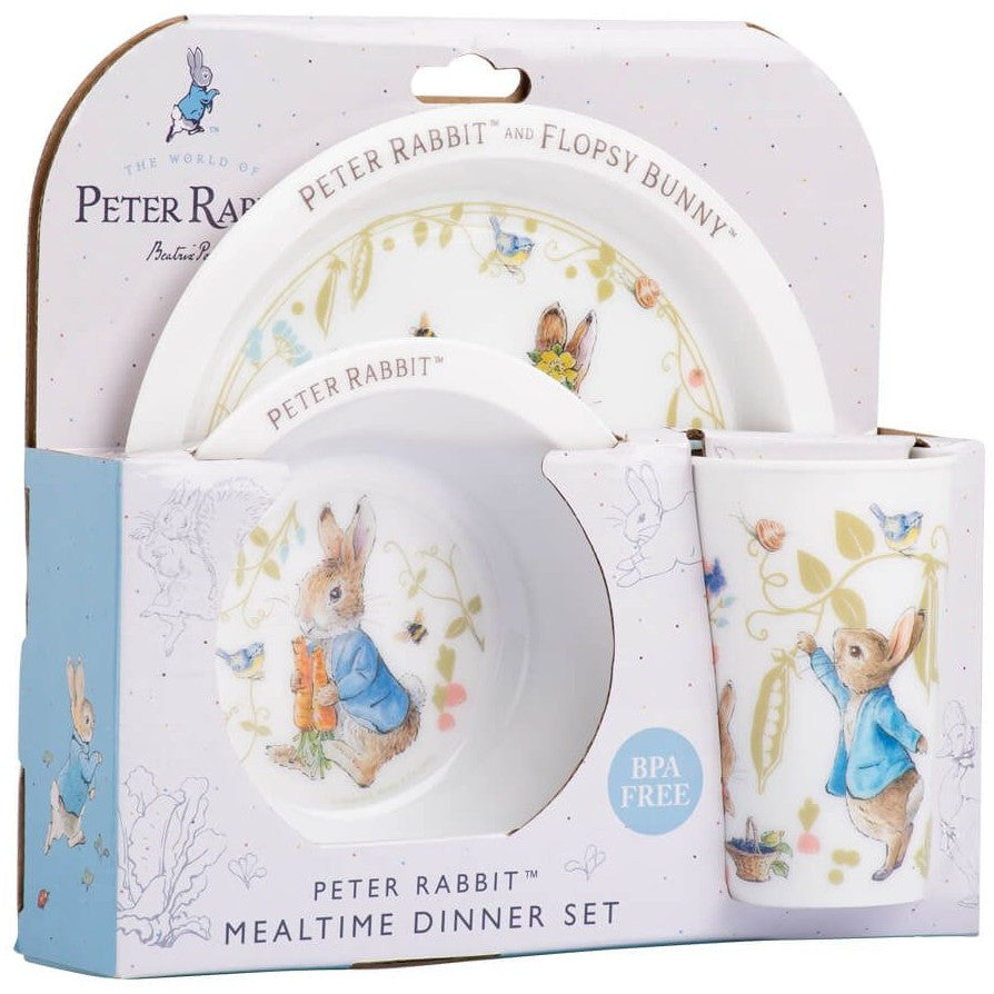 Peter Rabbit - Mealtime Dinner Set 3pc - Jasnor