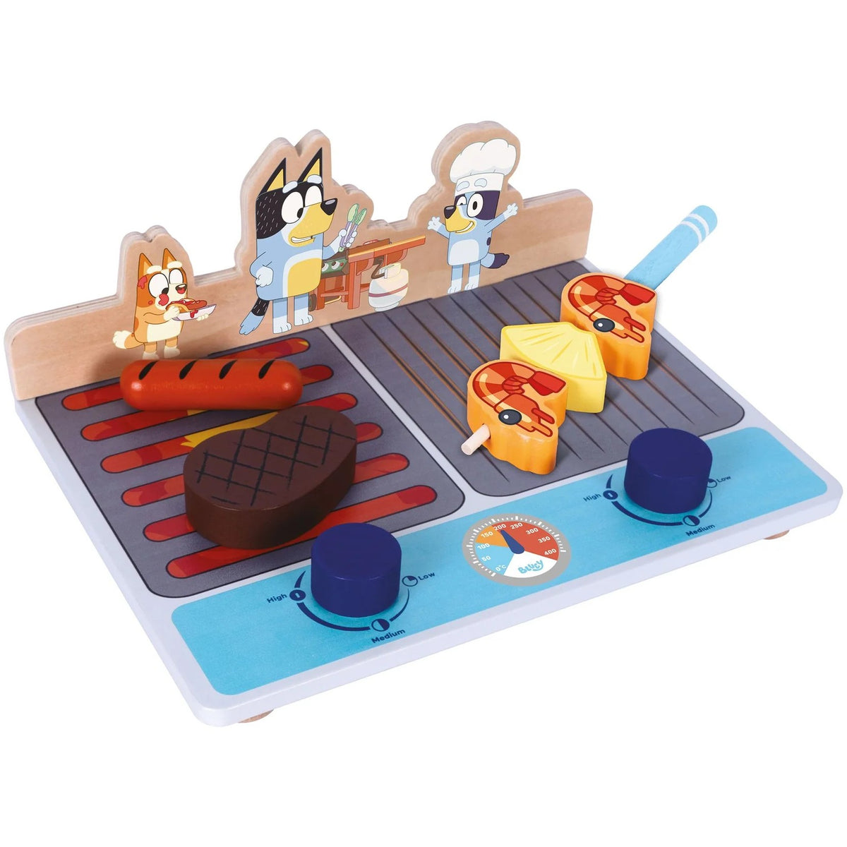 Bluey - Wooden Tabletop BBQ Playset