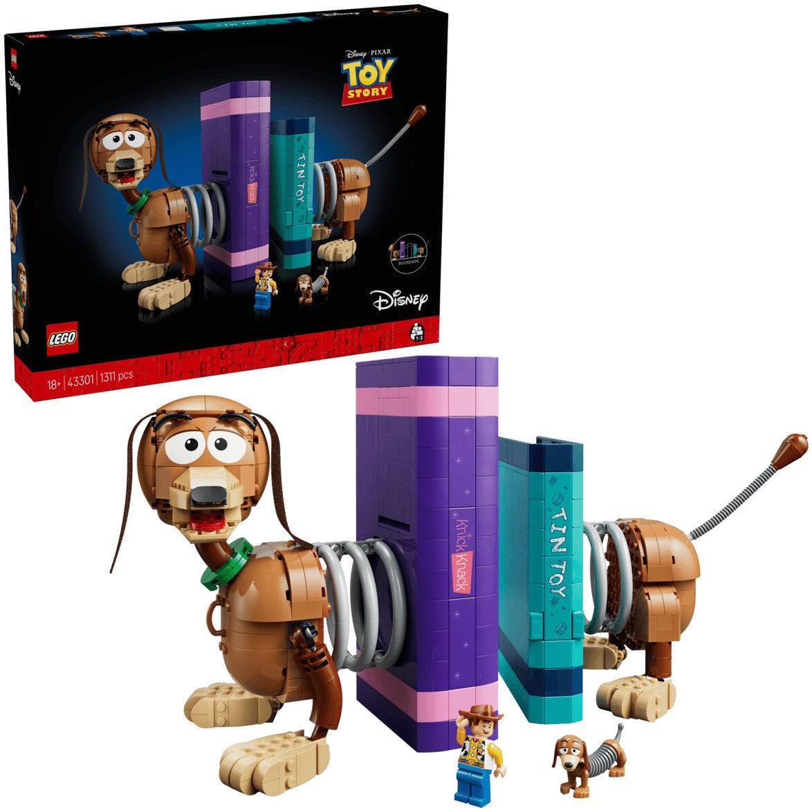 LEGO® 43301 Toy Story Slinky Dog Bookends - Disney