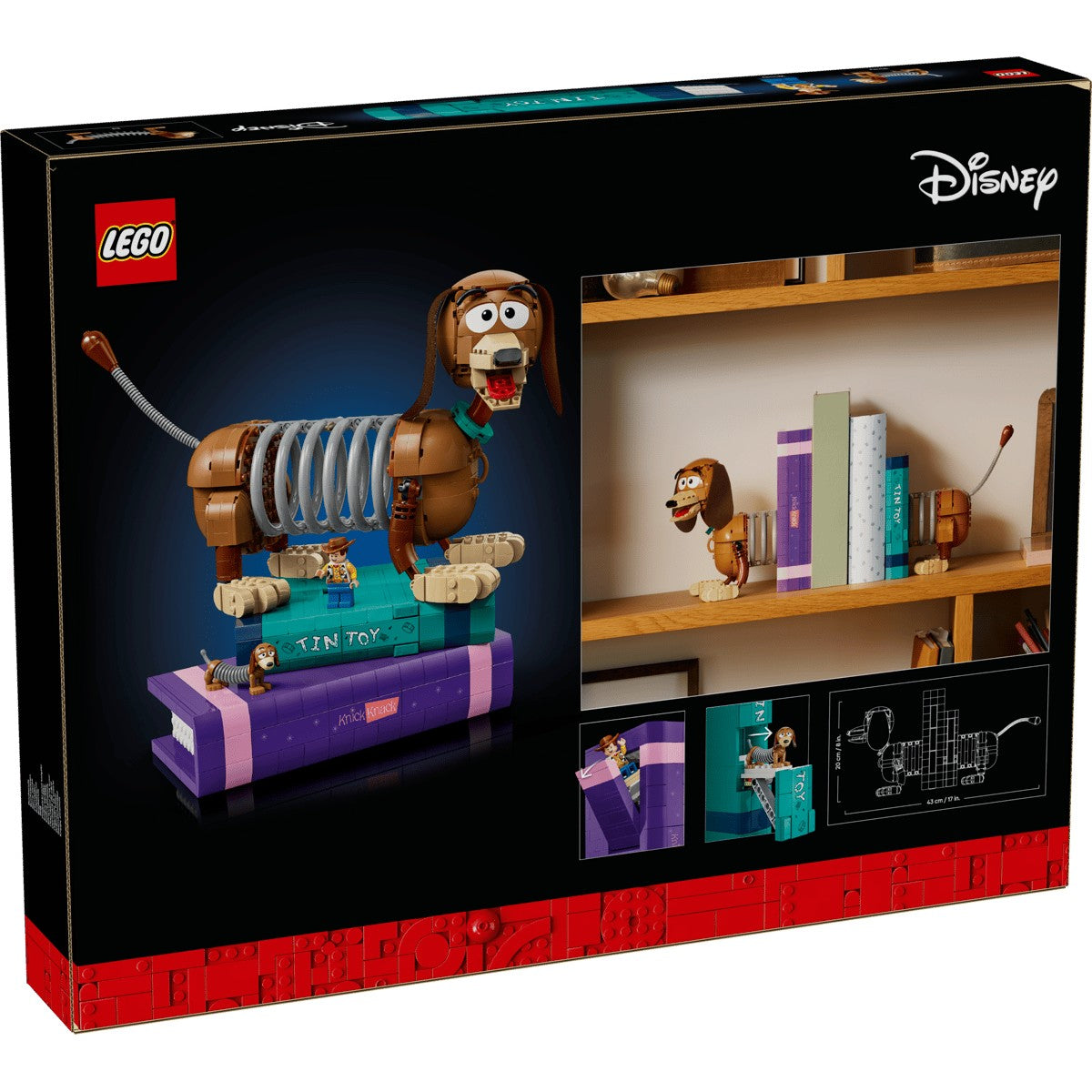 LEGO® 43301 Toy Story Slinky Dog Bookends - Disney