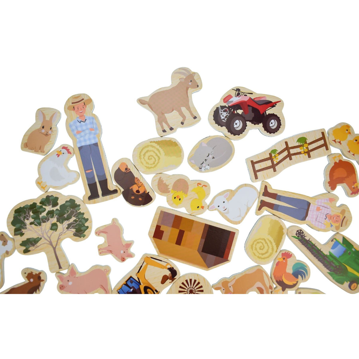 Koala Dream - Fridge Friends Aussie Farm Wooden Magnetic Shapes 35pcs