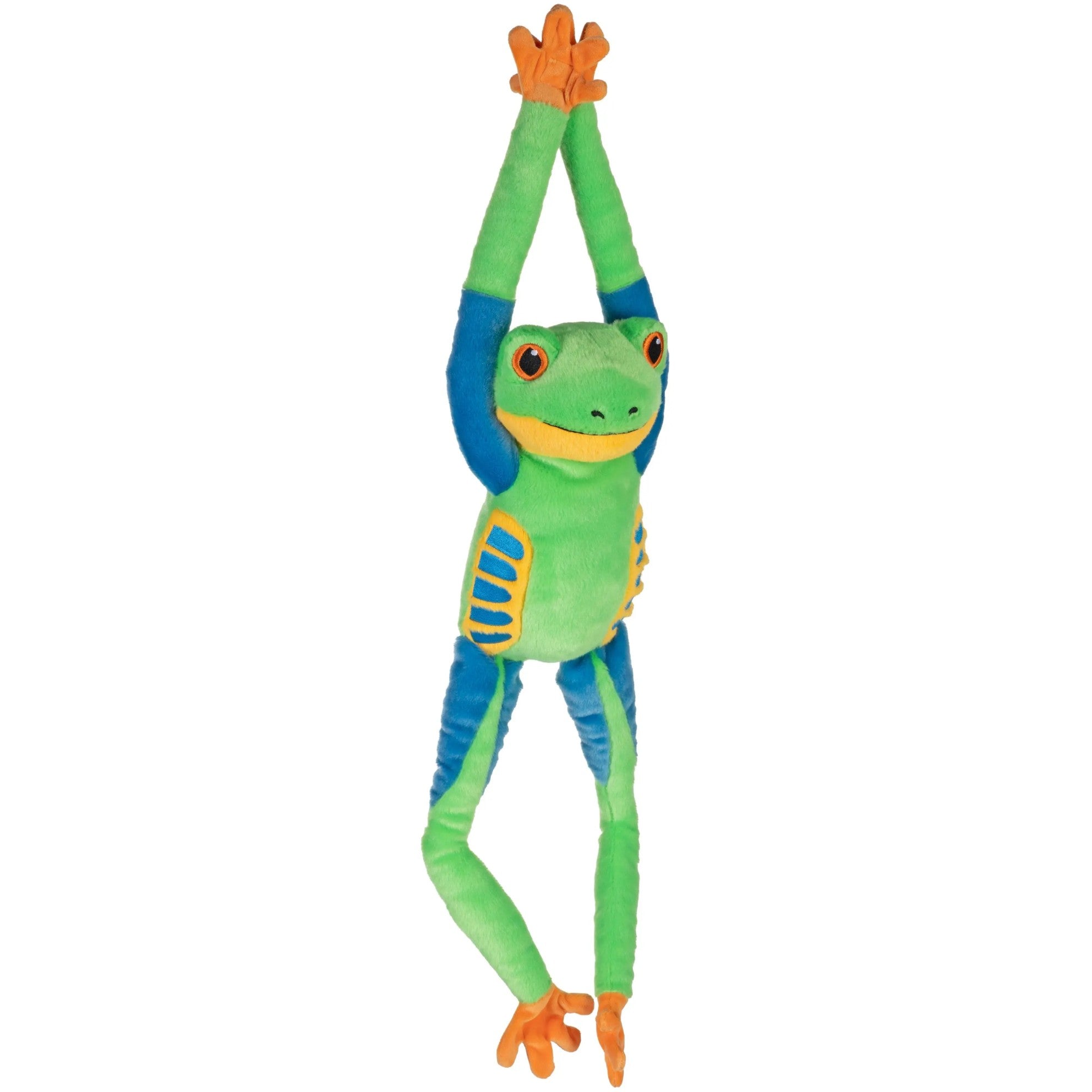 Wild Republic - Hanging Eco Red Eyed Tree Frog Stuffed Animal 21-inch Plush