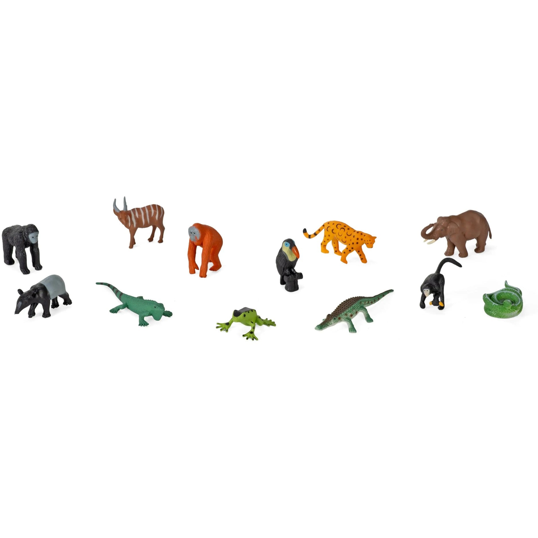 Wild Republic - Eco Zip Tube Rainforest Animal Figures