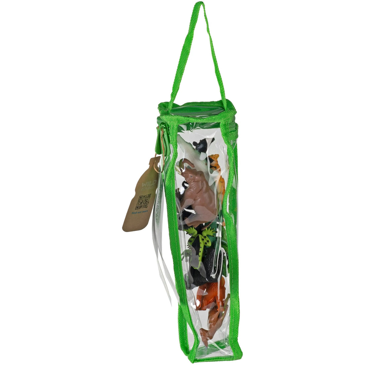 Wild Republic - Eco Zip Tube Rainforest Animal Figures