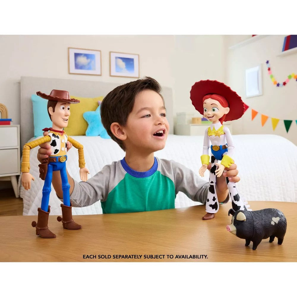 Disney Pixar -  - Toy Story 5 Critter Talk Jessie 12 Inch Action Figure Toy & JD Pig - Mattel