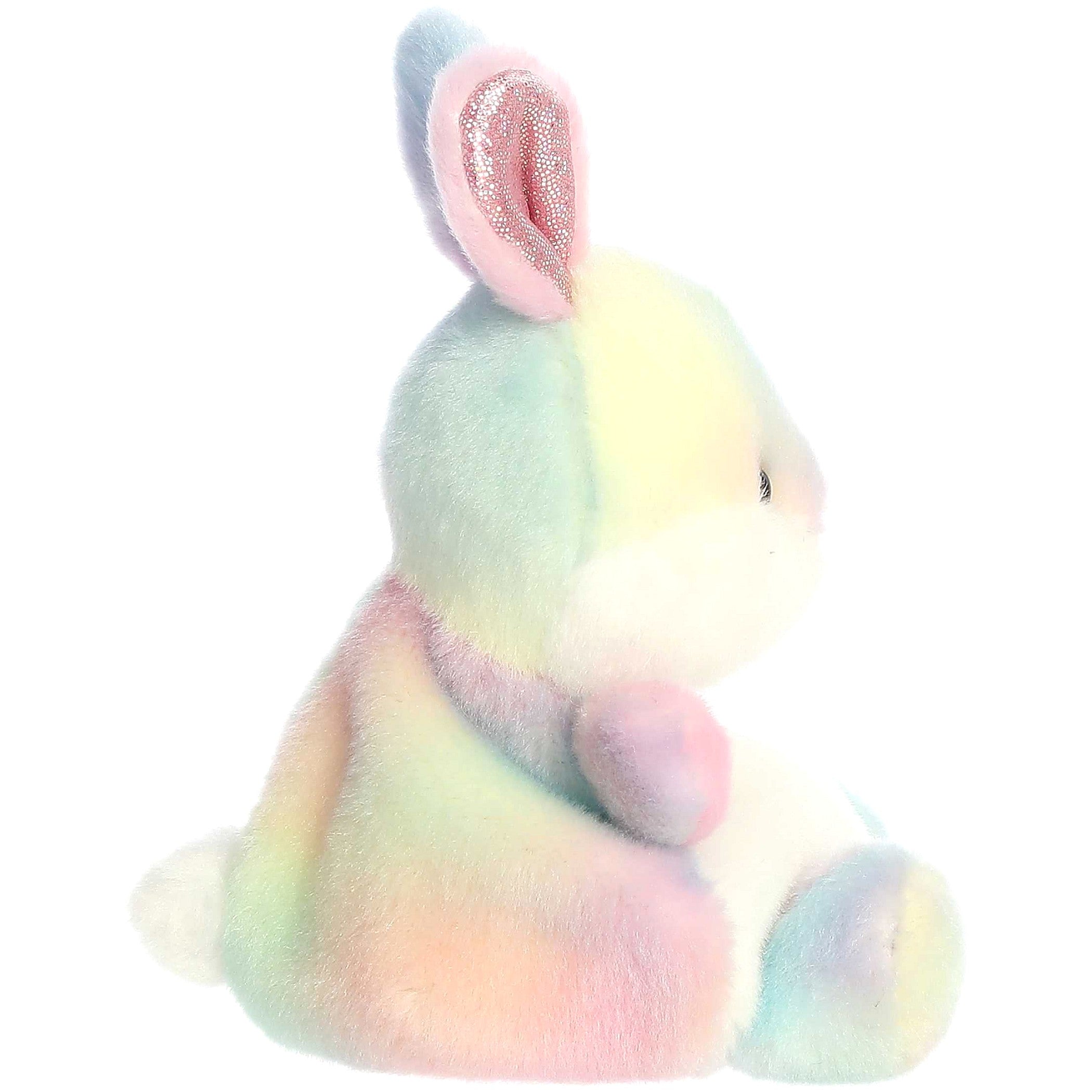 Cotton Candy - Palm Pals Rainbow Opal  Bunny 13cm Plush