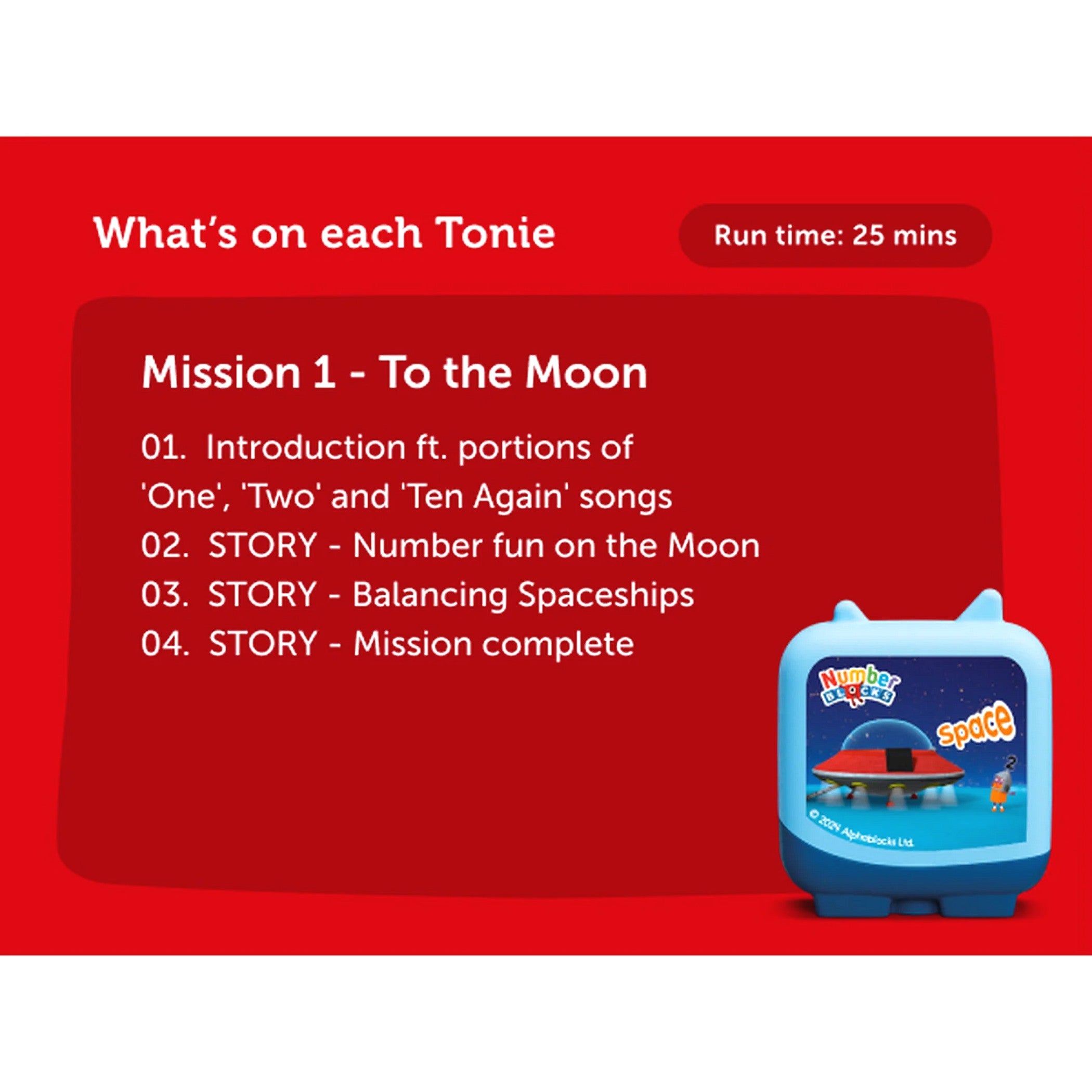 Tonies - Clever Pocket Tonies Numberblocks Set (Toniebox not Included)