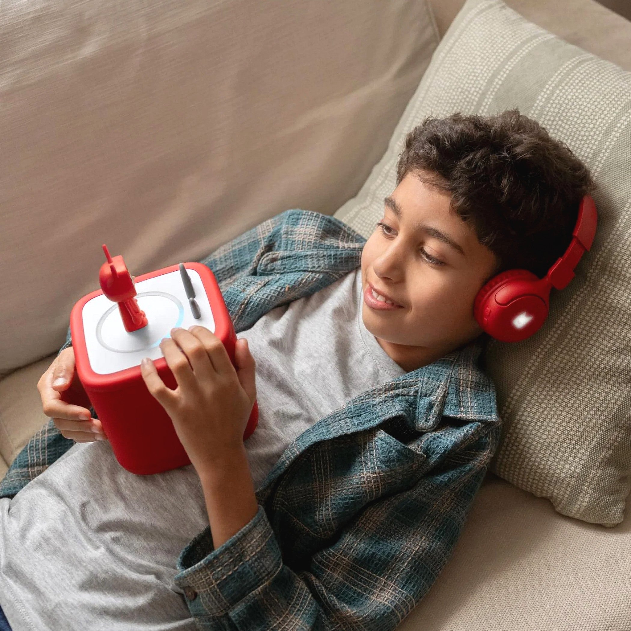 Tonies - Bluetooth Foldable Headphones - Sunset Red (Toniebox not Included)