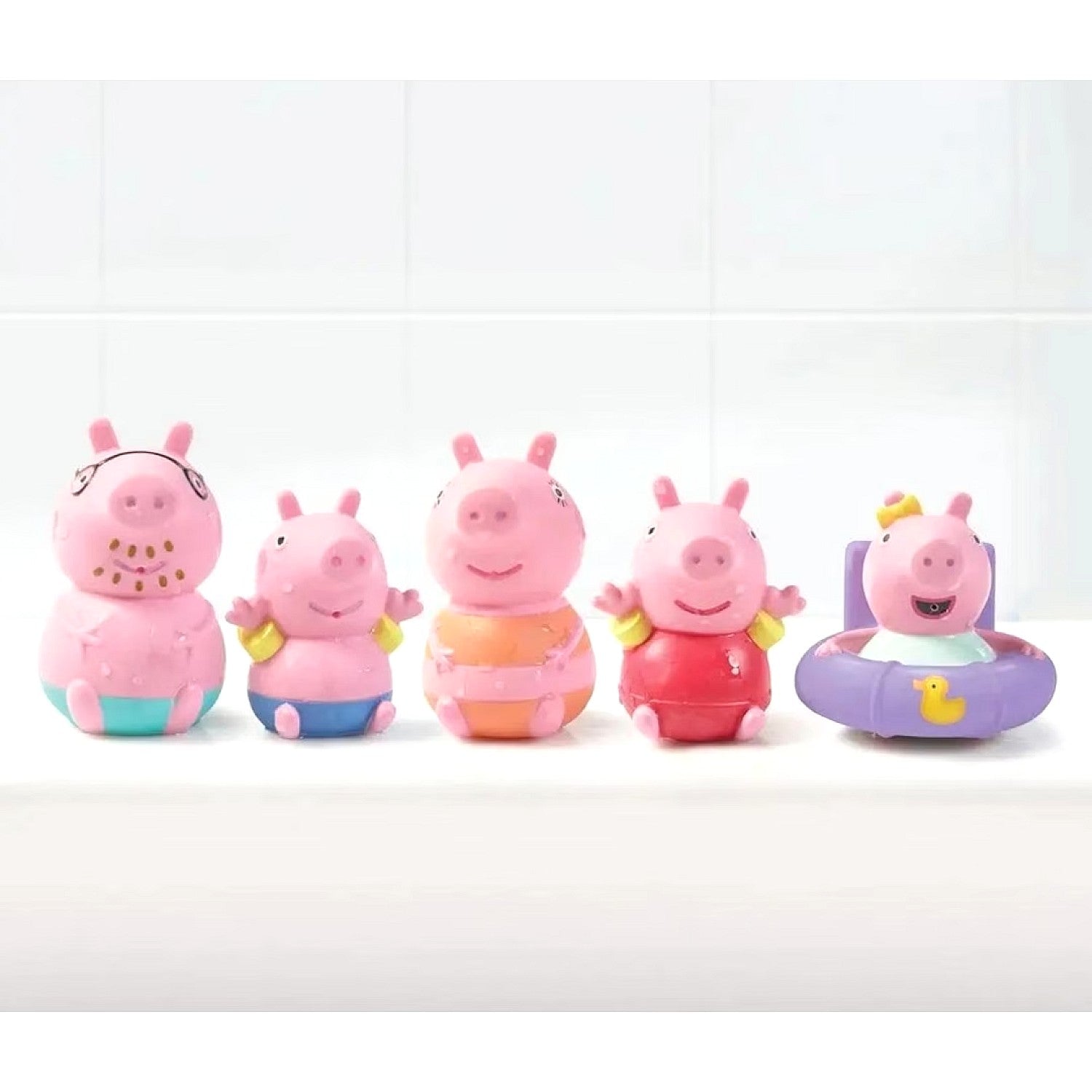 TOMY - Toomies Peppa Pig Family Bath Squirters 5 Pack