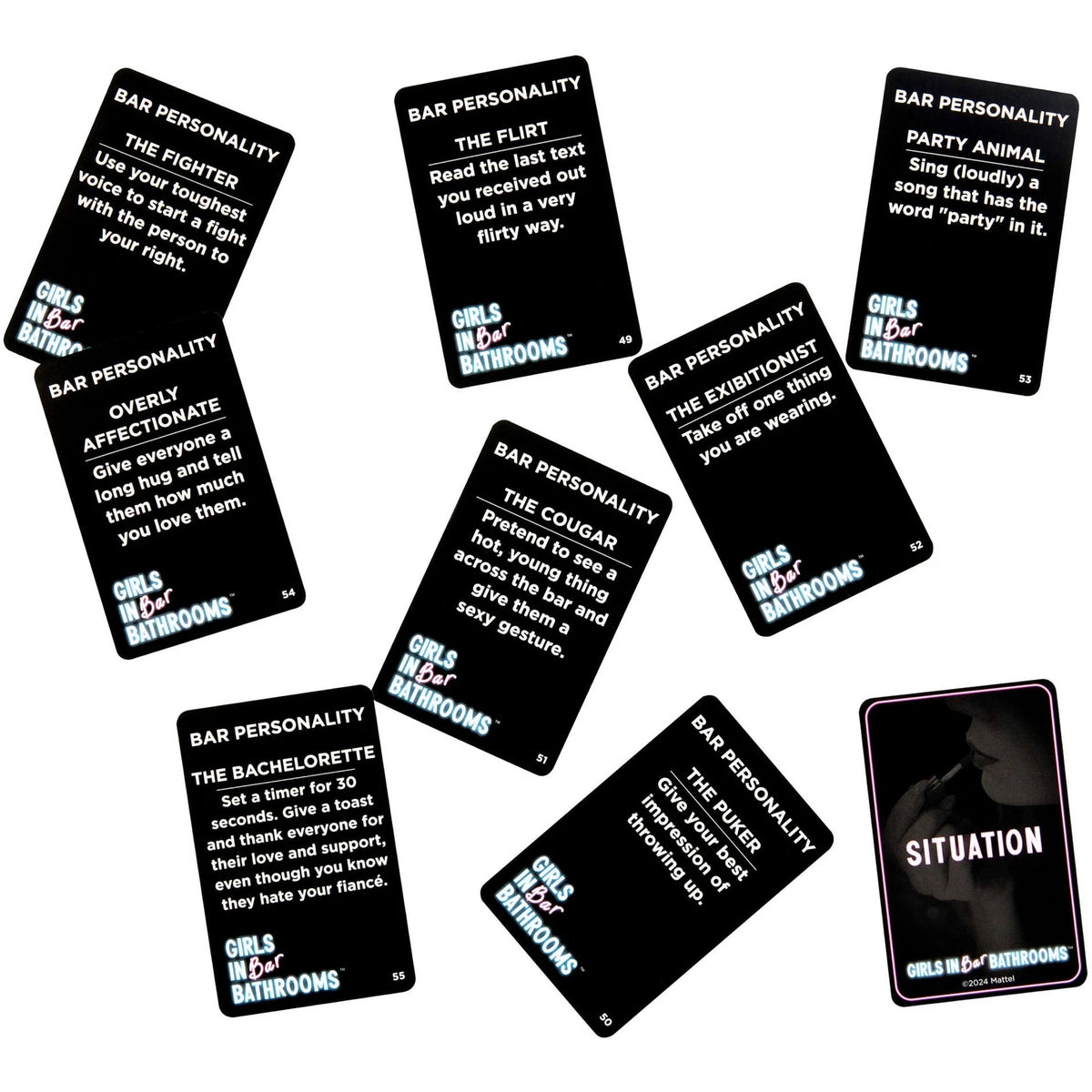 Mattel -  Games - Girls in Bar Bathrooms Card Game