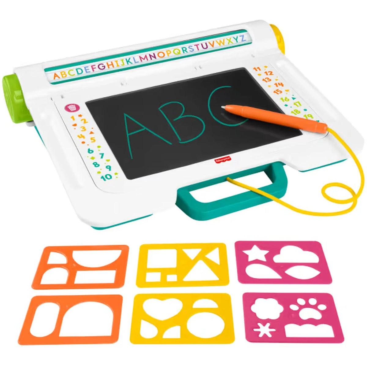 Fisher-Price - Learn & Doodle Desk Mess-Free Writing & Drawing Tablet With LCD Screen - Mattel