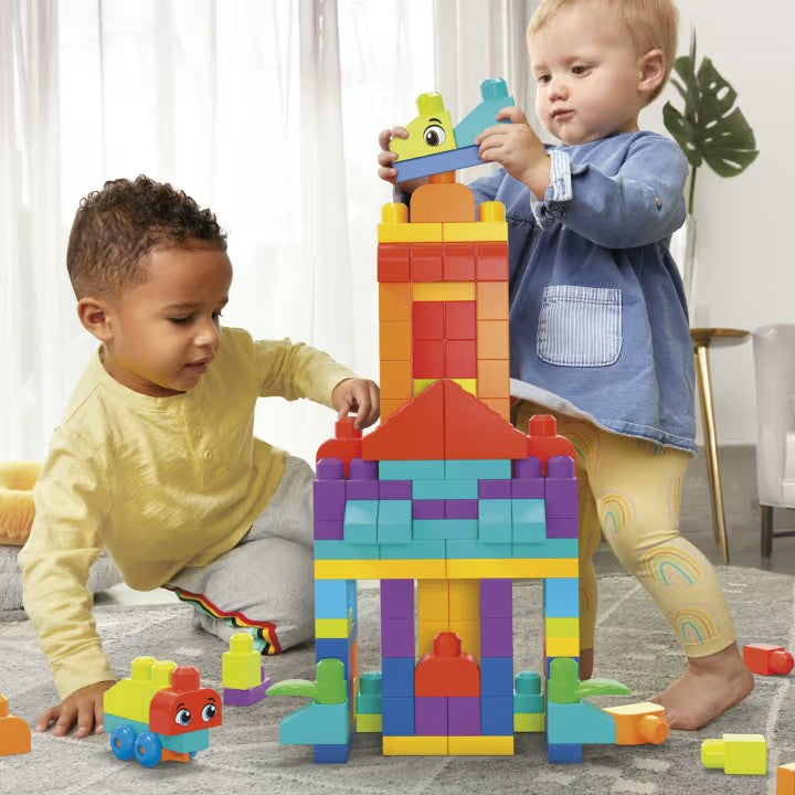 MEGA BLOKS - Fisher-Price Bigger Building Bag 150 Blocks - Fisher-Price
