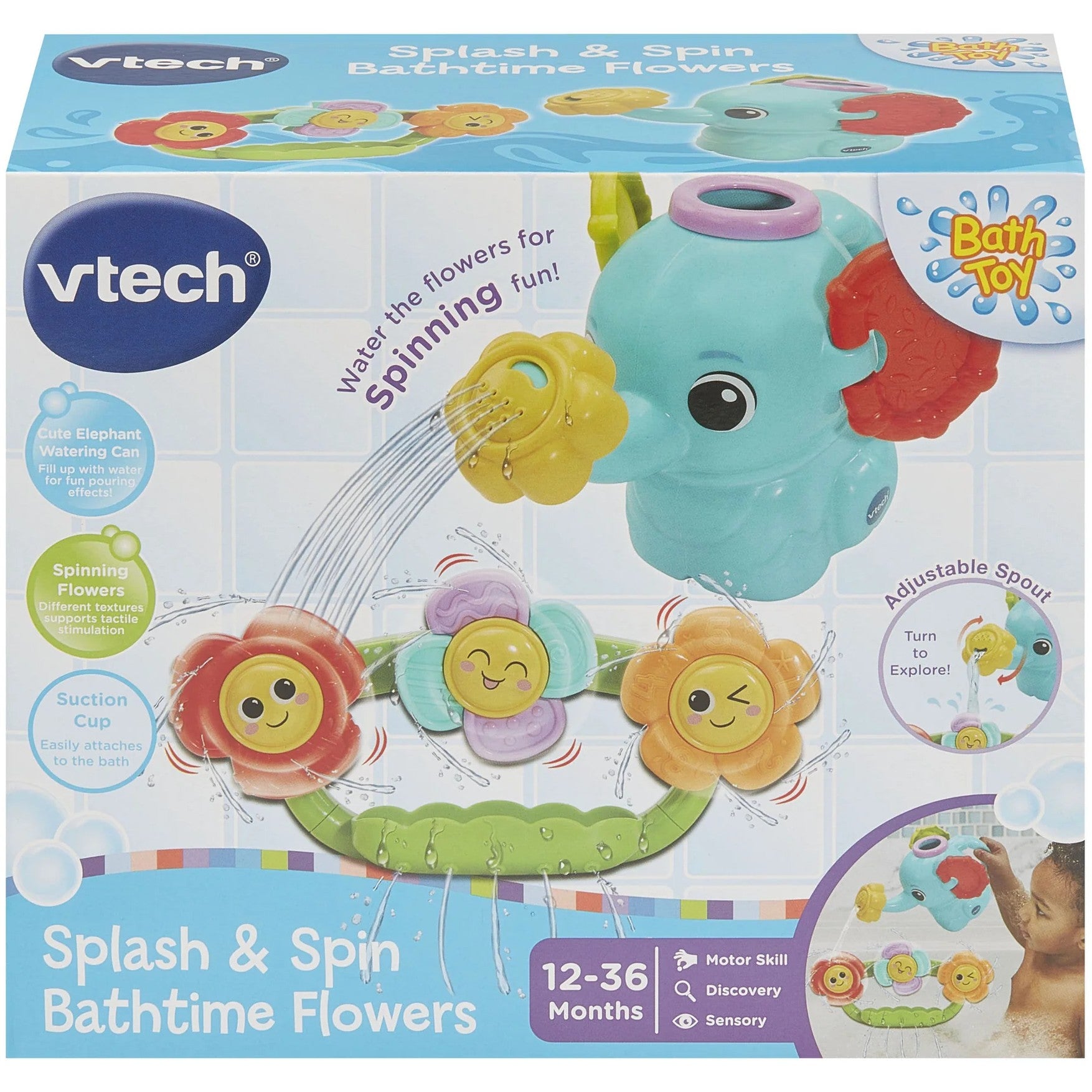 VTech - Splash & Spin Bathtime Flowers
