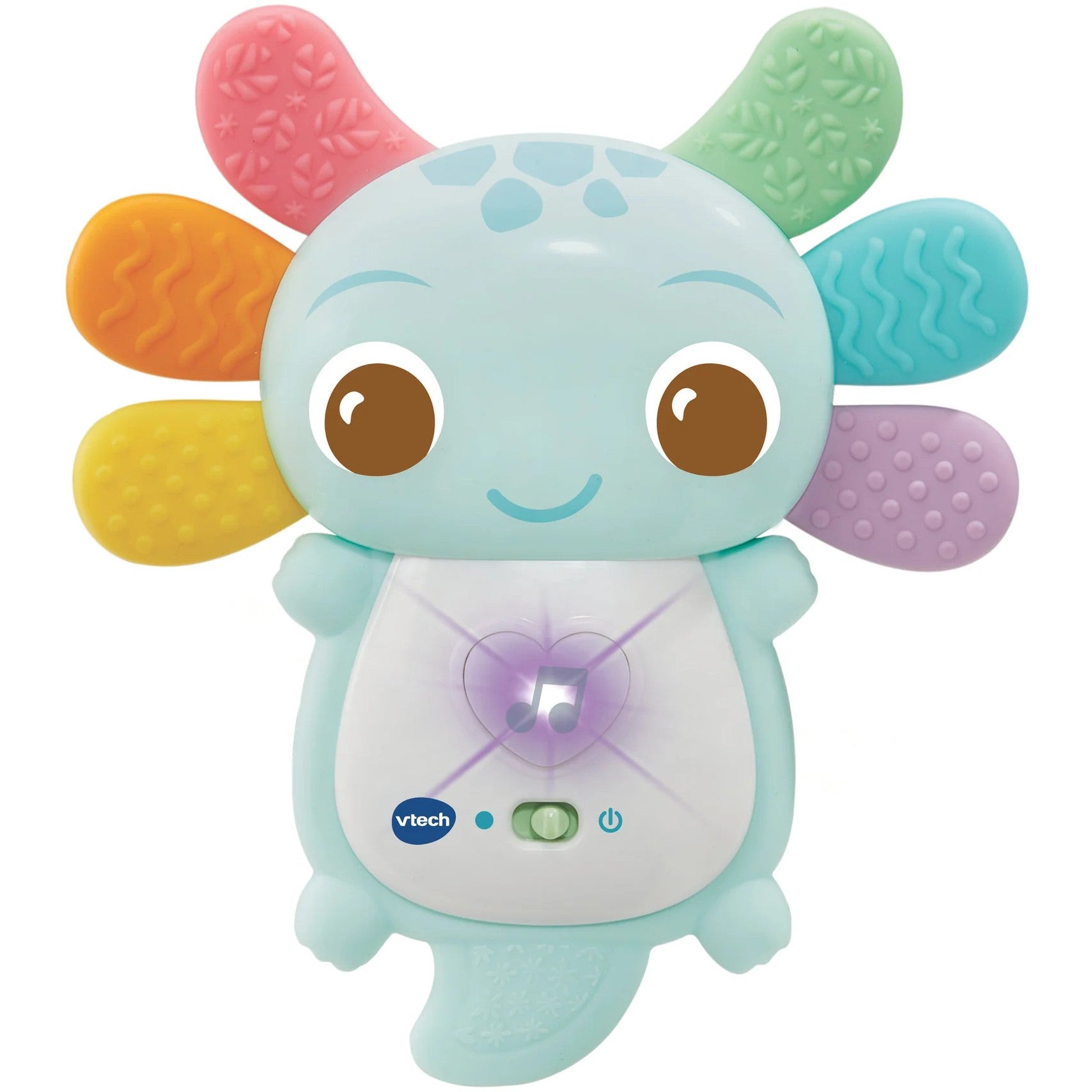VTech - Rainbow Colours Axolotl Teether Blue