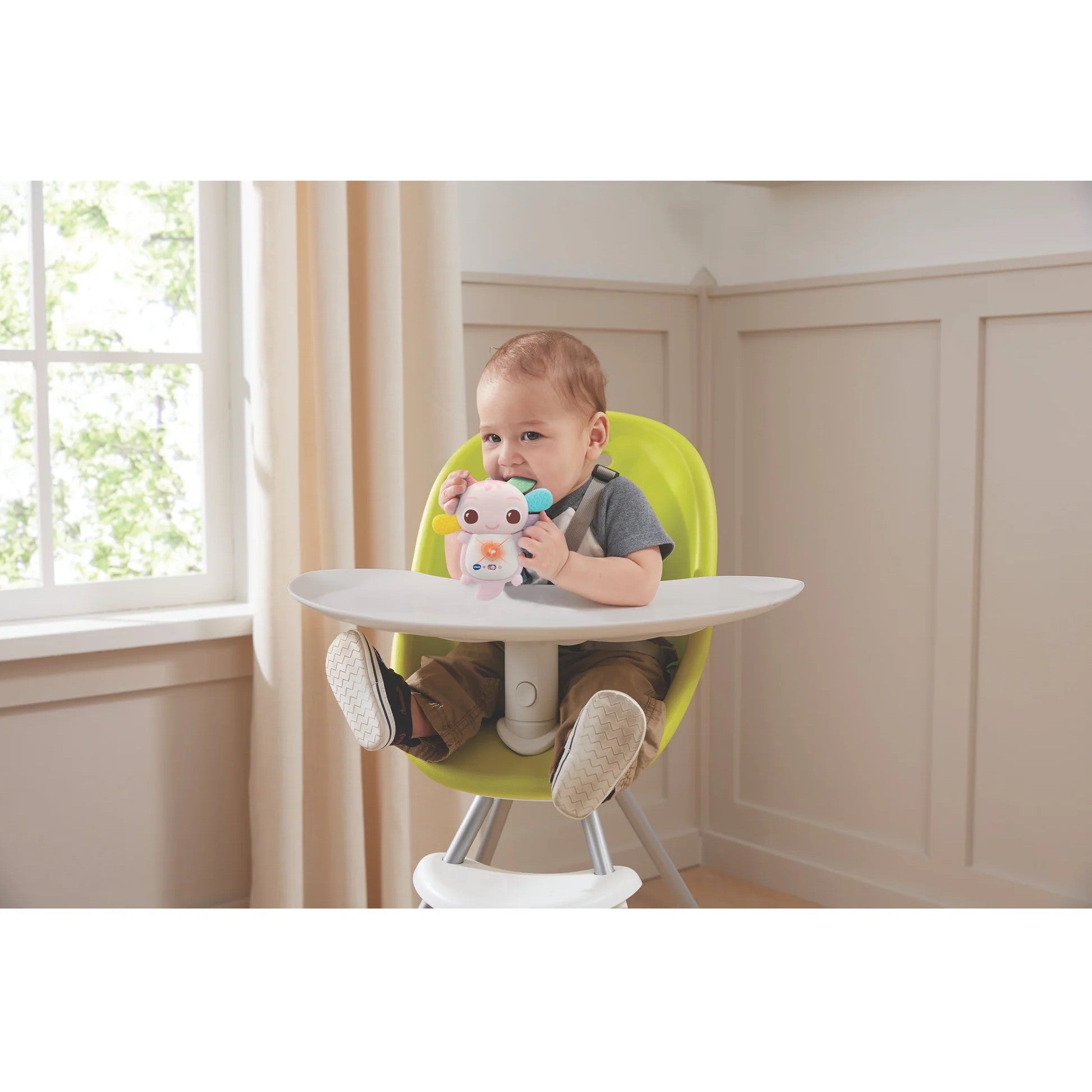 VTech - Rainbow Colours Axolotl Teether Pink