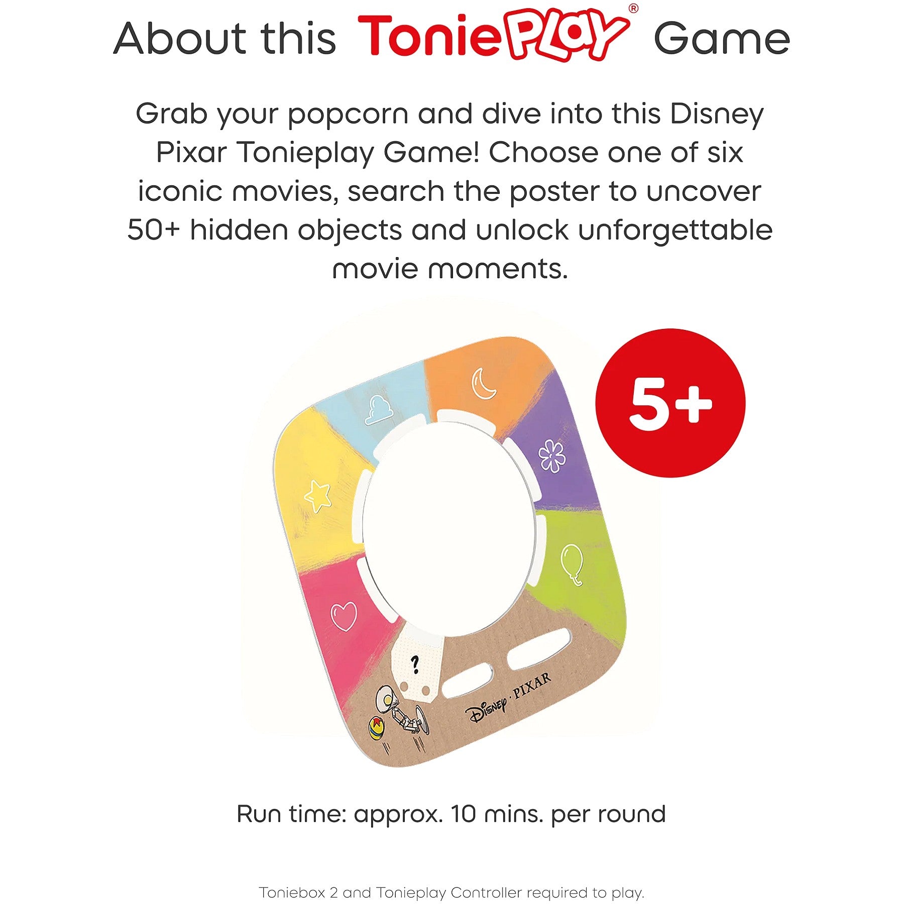Tonies - Tonieplay Disney Pixar: Scene Searchers (Toniebox not Included)